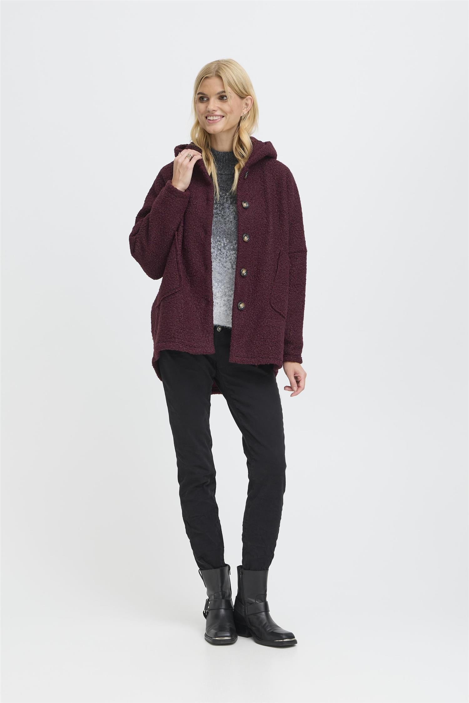 Sbcember Jacket Burgunder