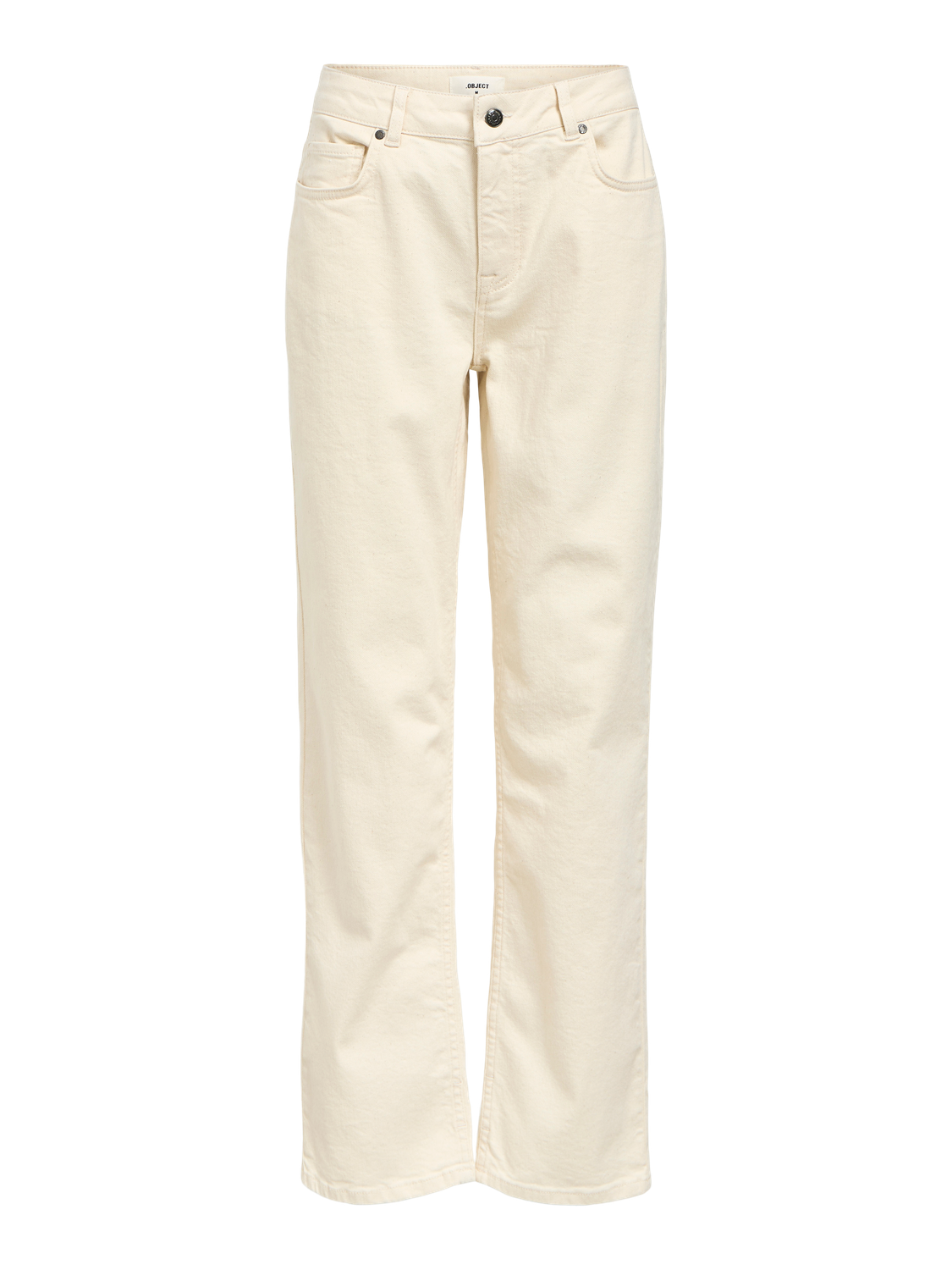 OBJSAVA ELLEN MW STRAIGHT TWL JEANS NOOS Lysegrå