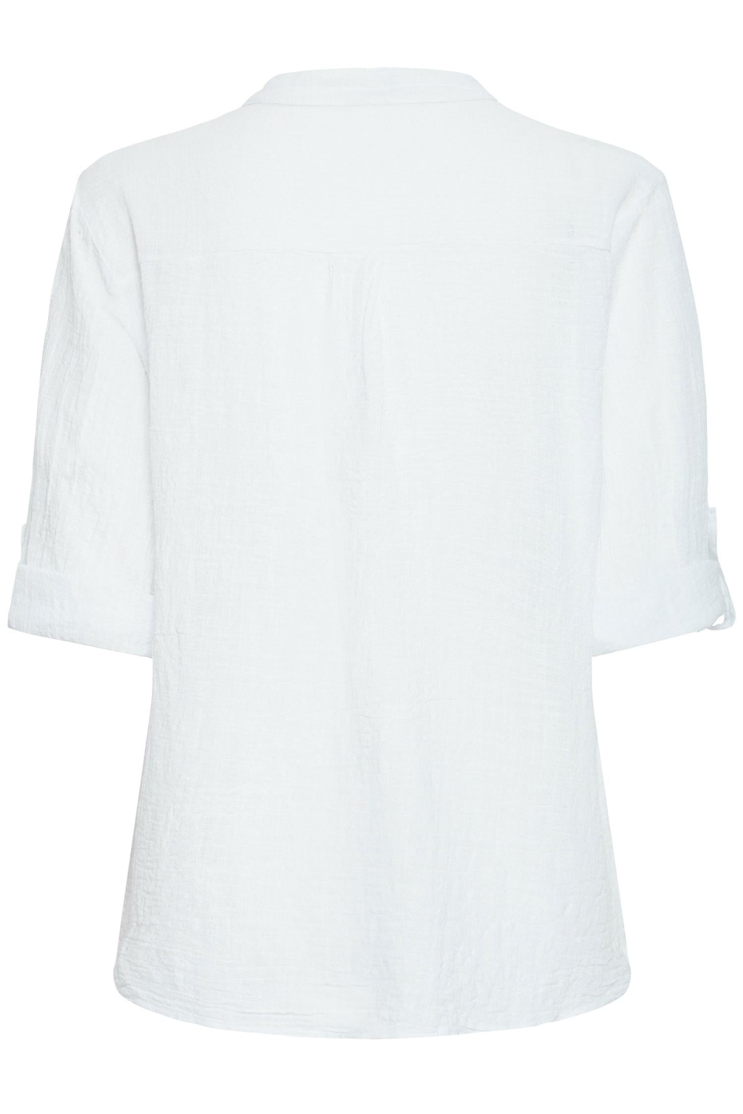 Sbalexa Solid Blouse 2 Hvit
