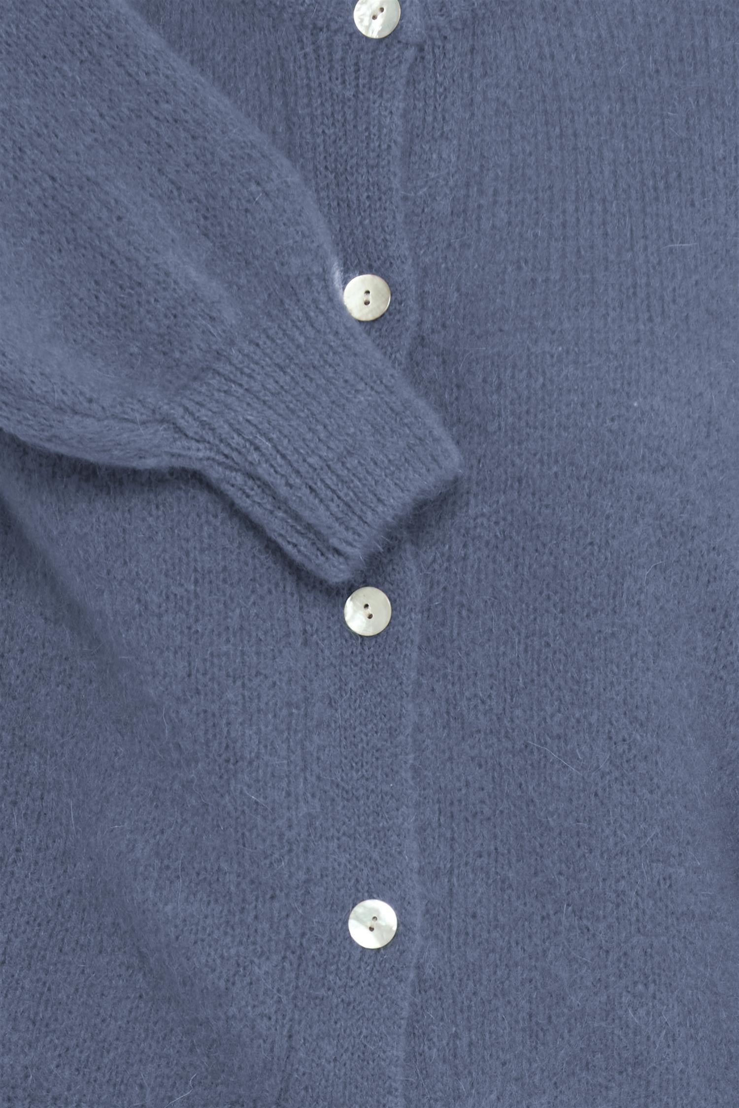 Sbgulvig Knit Cardigan Blå