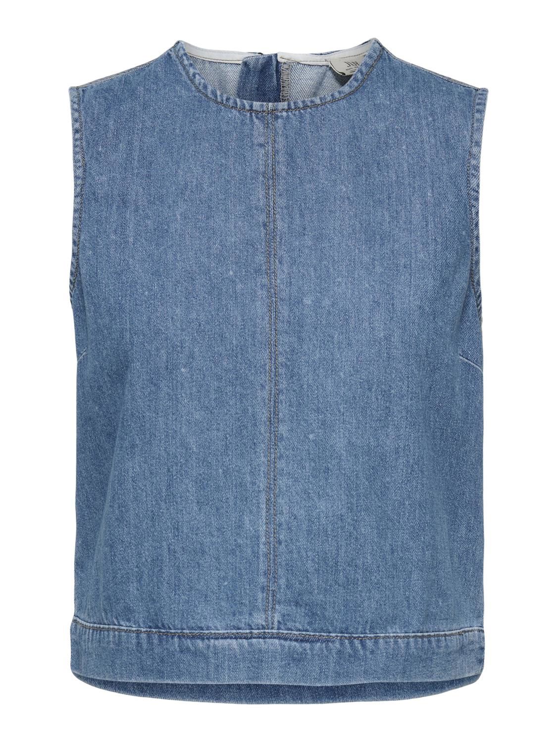 Jdybern S/l Top Dnm Blå