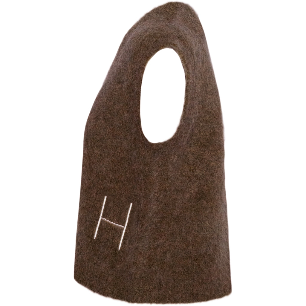 Pernille vest Brun