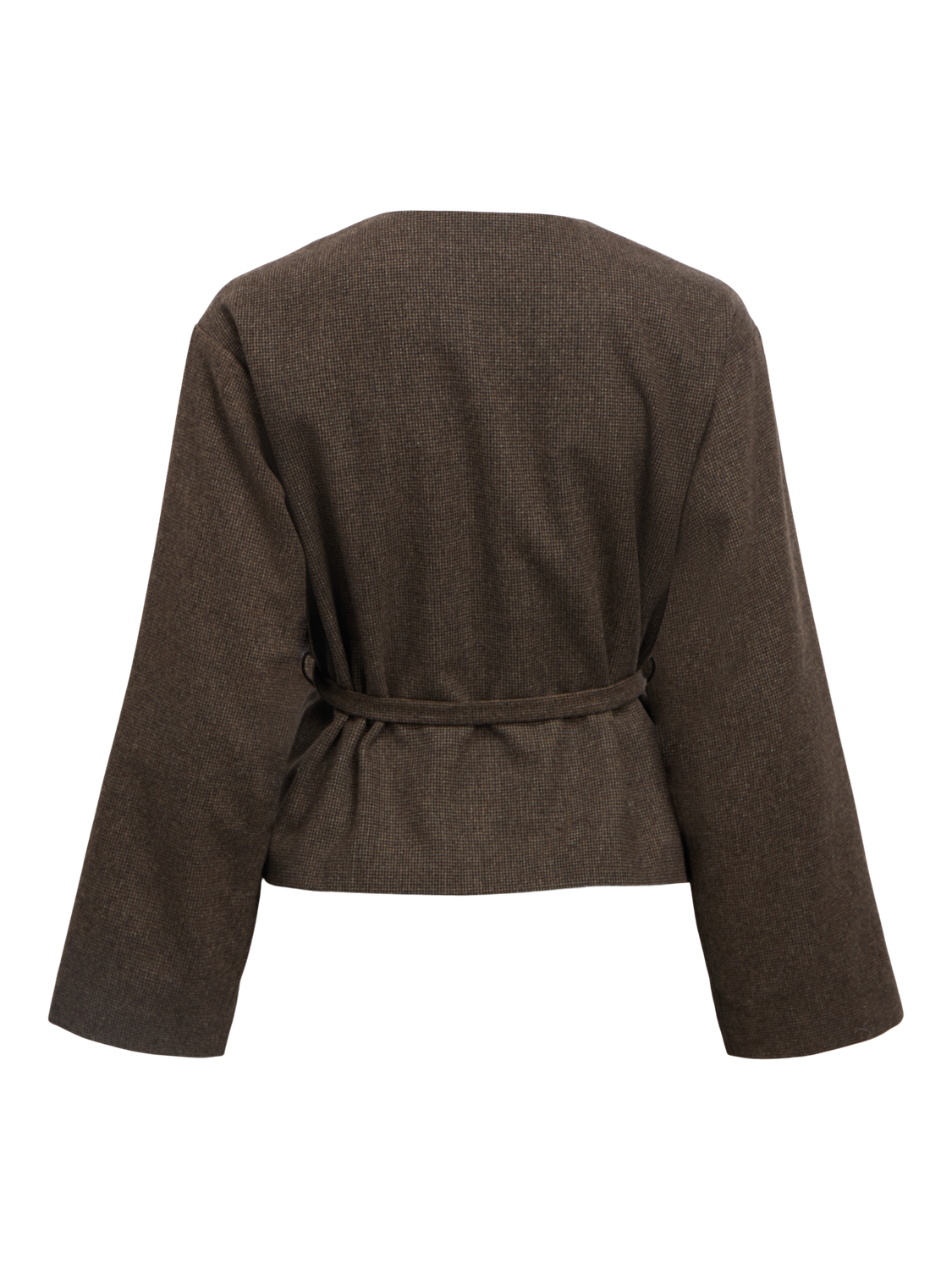 Objdarla Lo Short Jacket 142 Mørkebrun