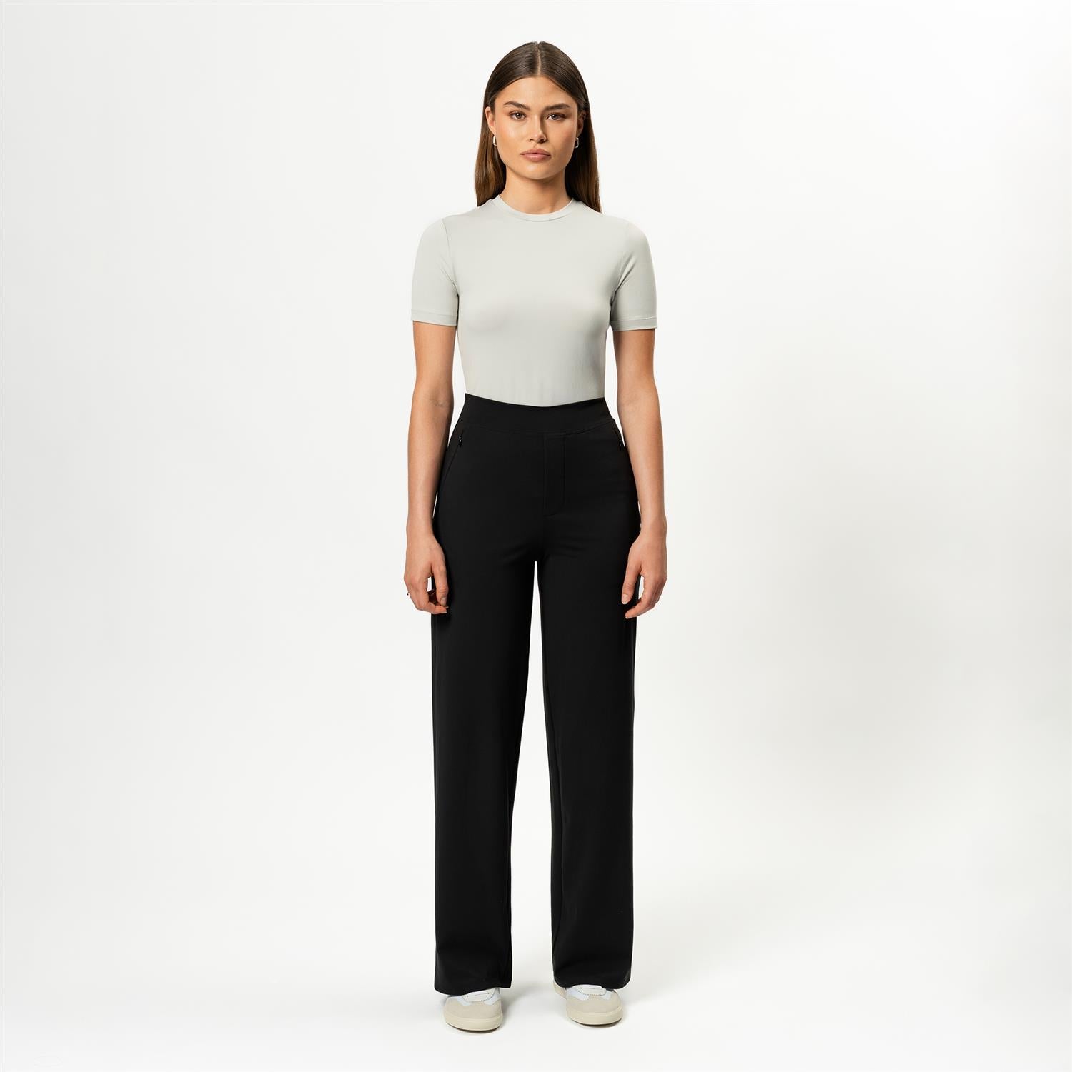 Asana Relaxed Straight Pant Svart