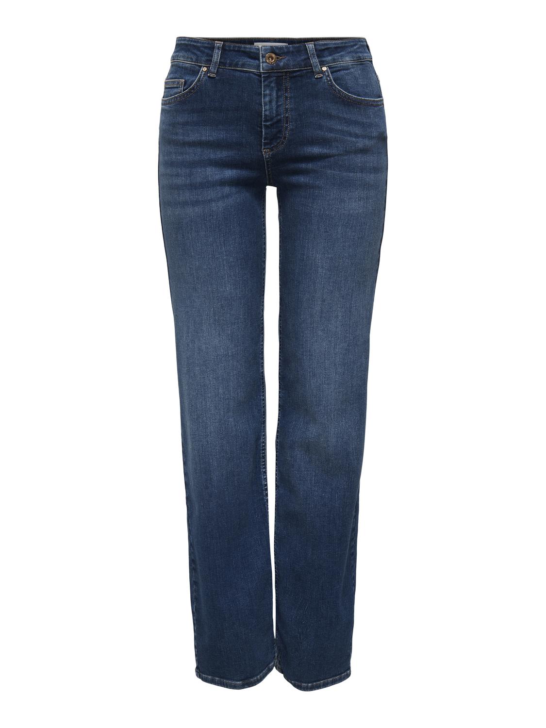 Onlblush Mid Straight Dnm Tai021 Noos Blå