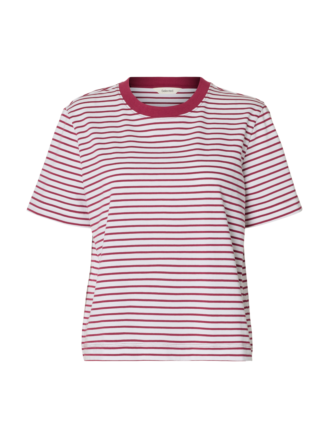 Slwessential Ss Striped Boxy Tee Noos
