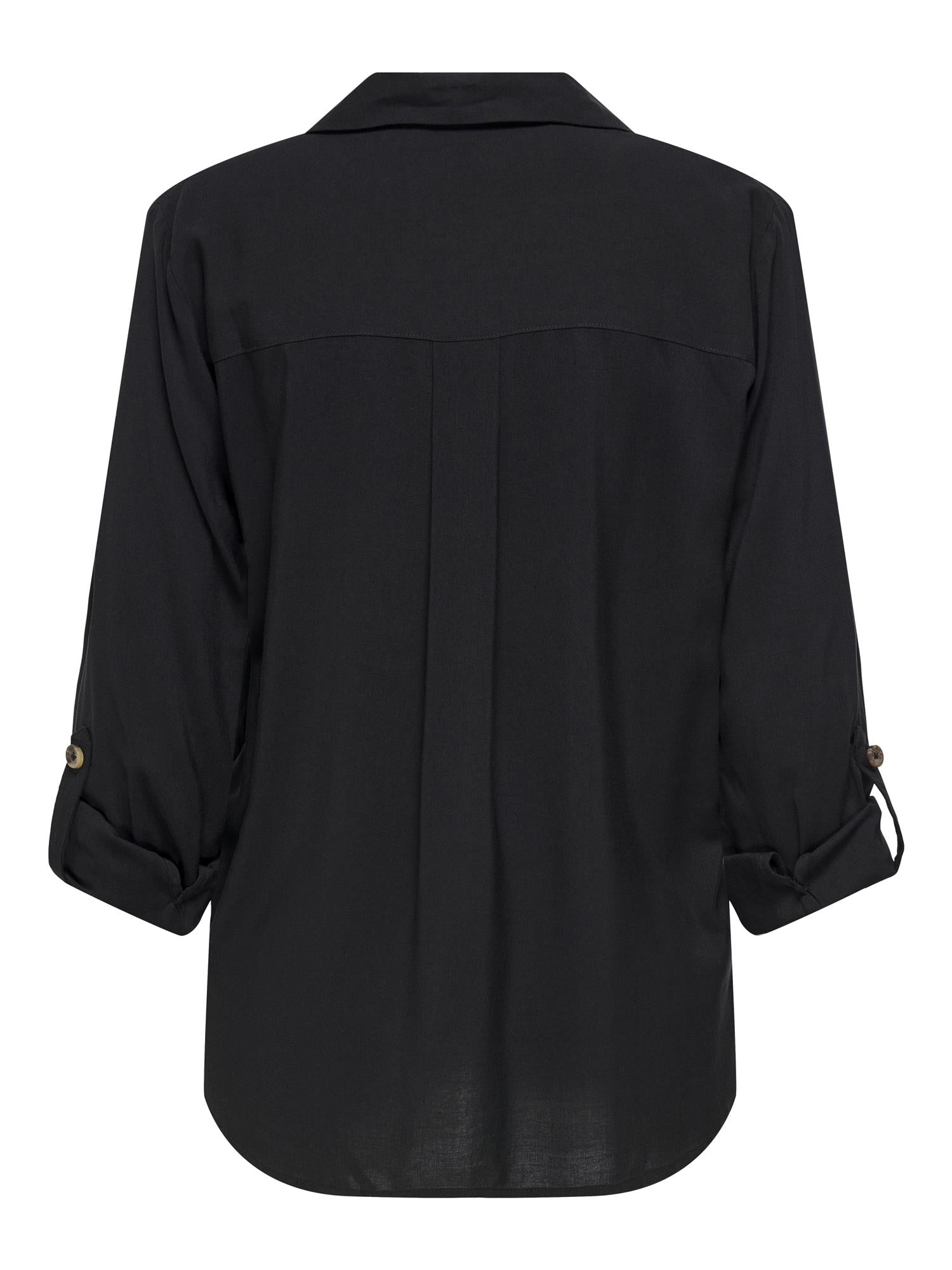 JDYLAUREL LIFE L/S SHIRT WVN DIA Sort