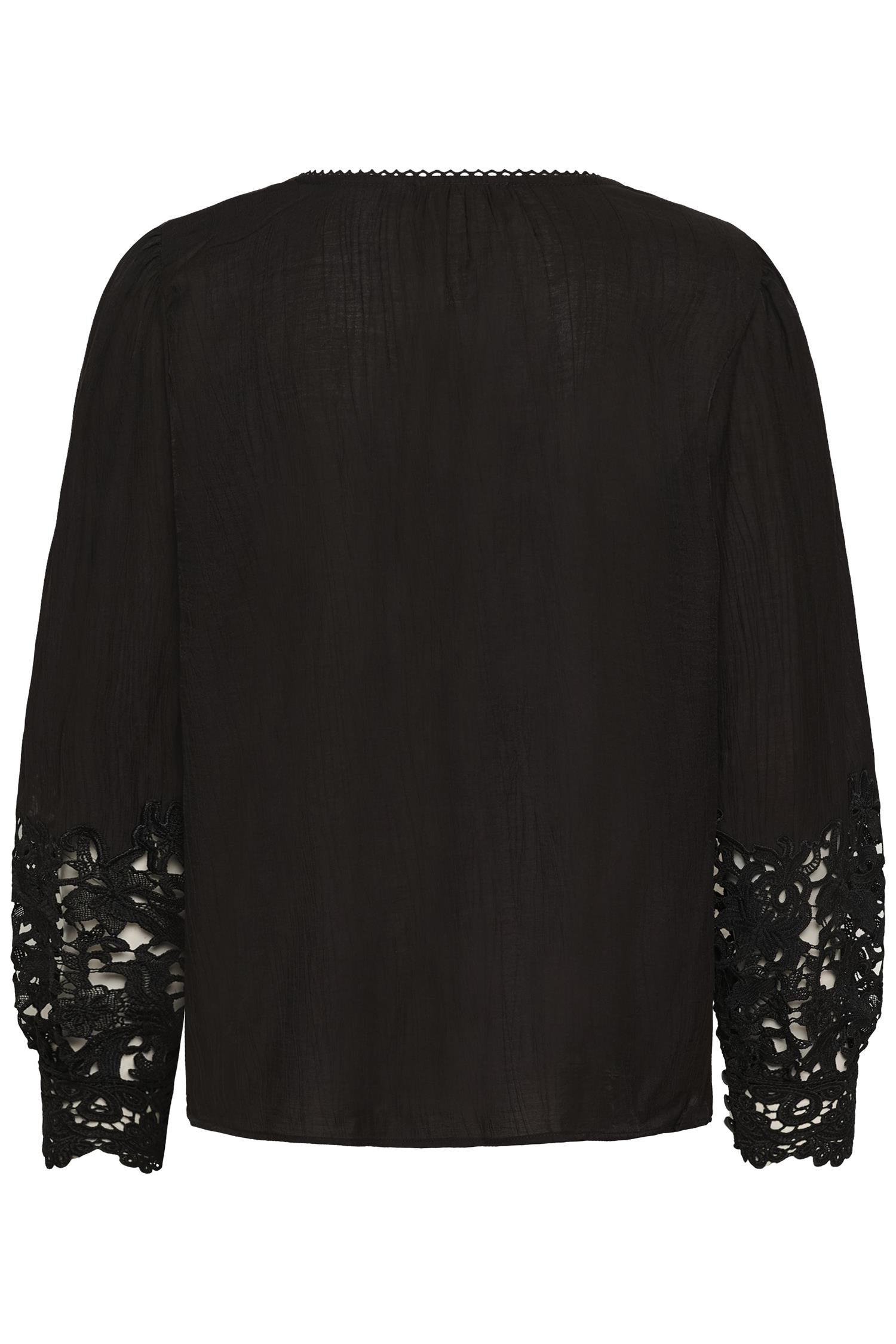 Crtina Blouse Pitch Black