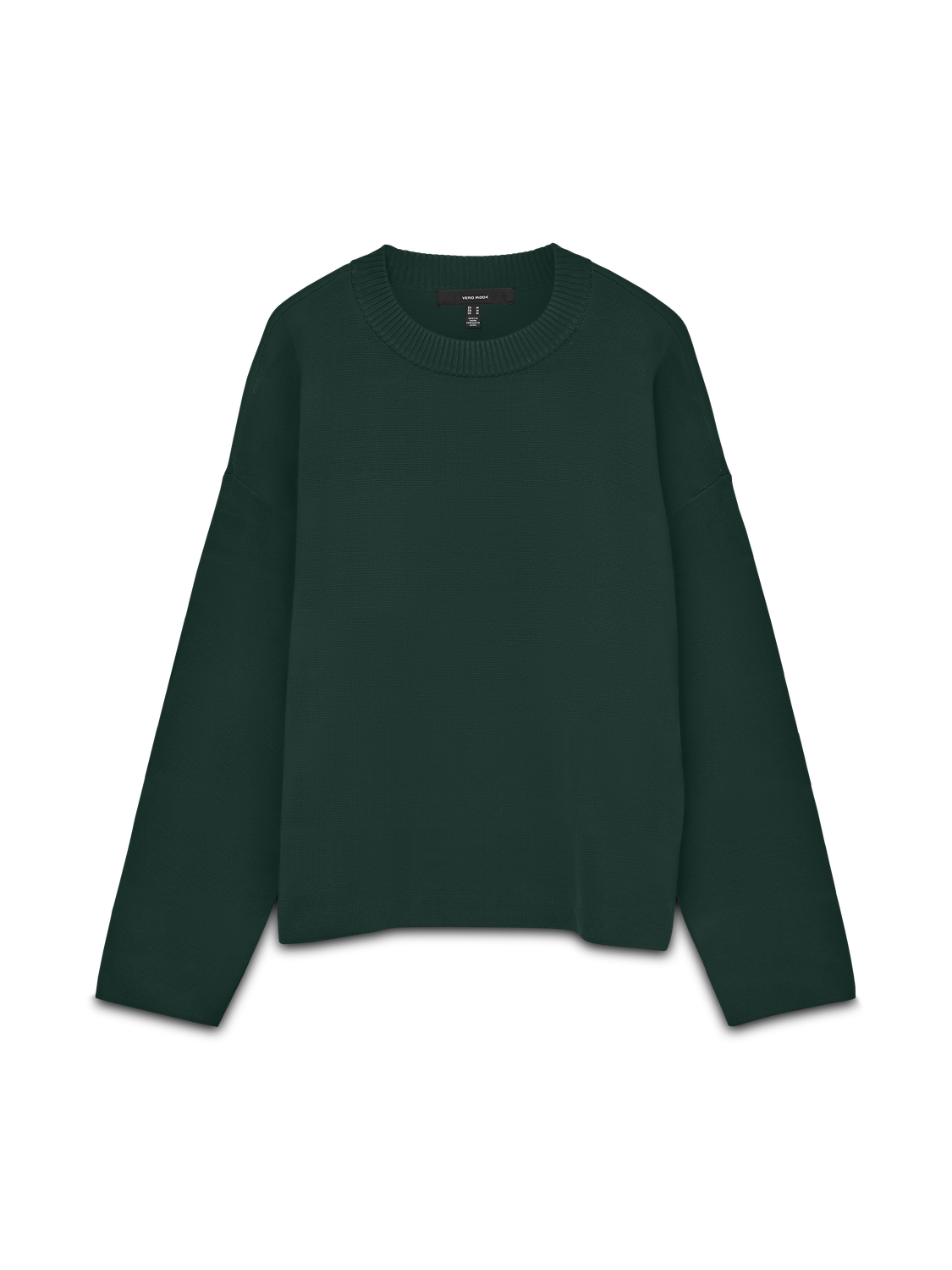 VMSILJE LS O-NECK BOXY PULLOVER NOOS Mørkegrønn