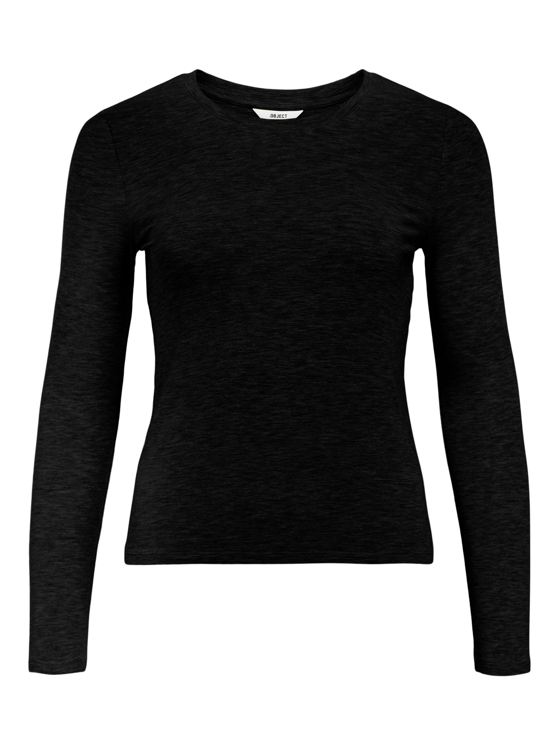 Objzofia Sli L/s O-Neck Top Noos Sort