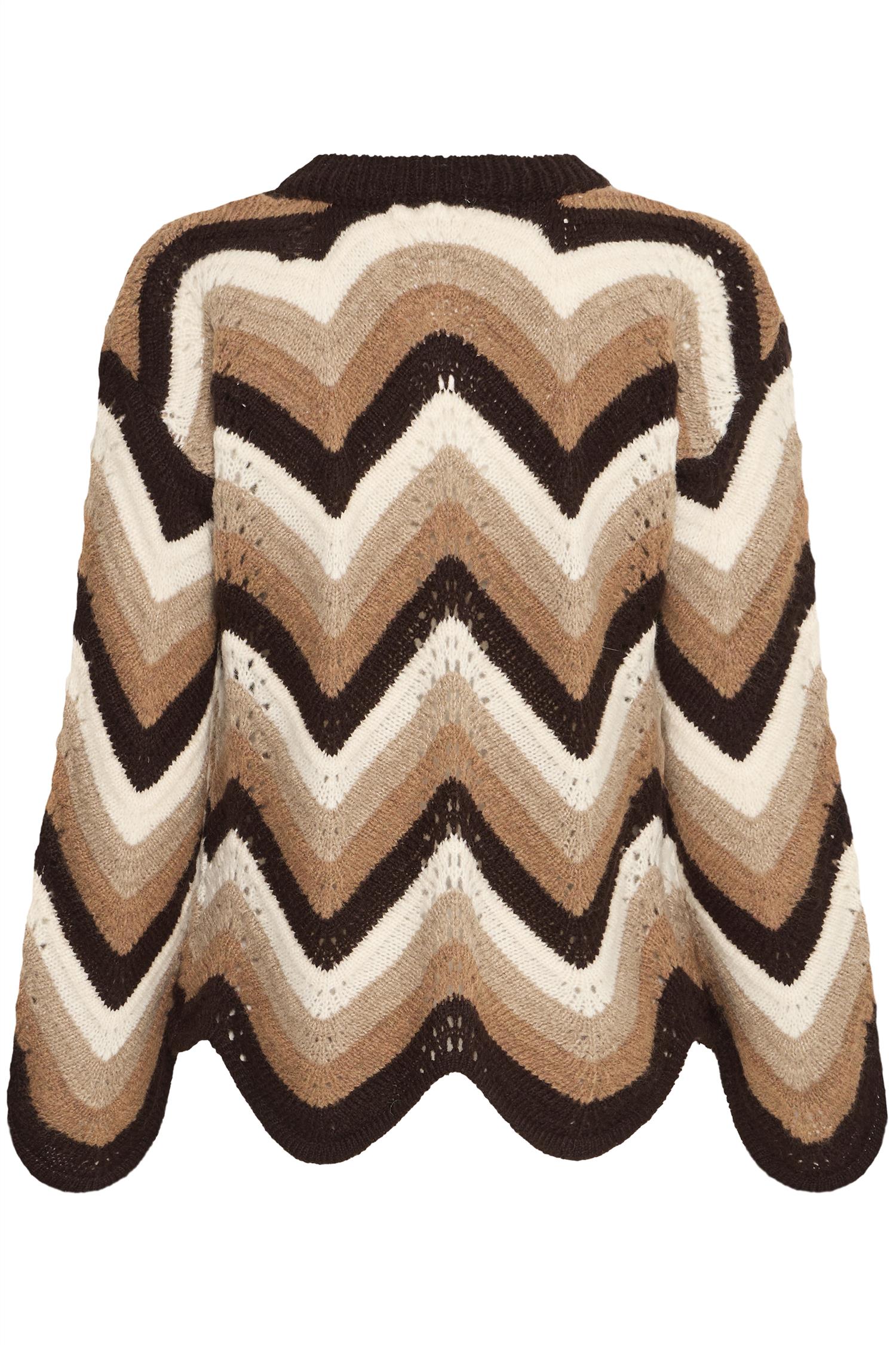 Sbbidiga Knit Cardigan Brun