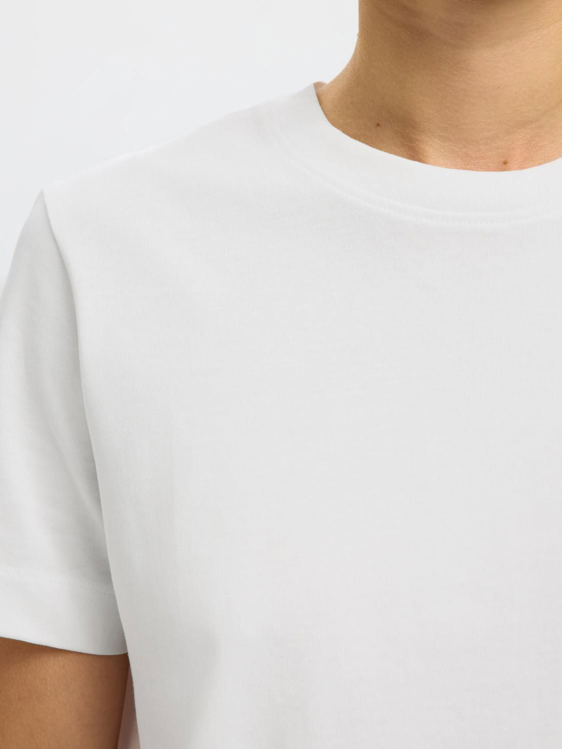 Slwessential Ss Boxy Tee Noos Hvit