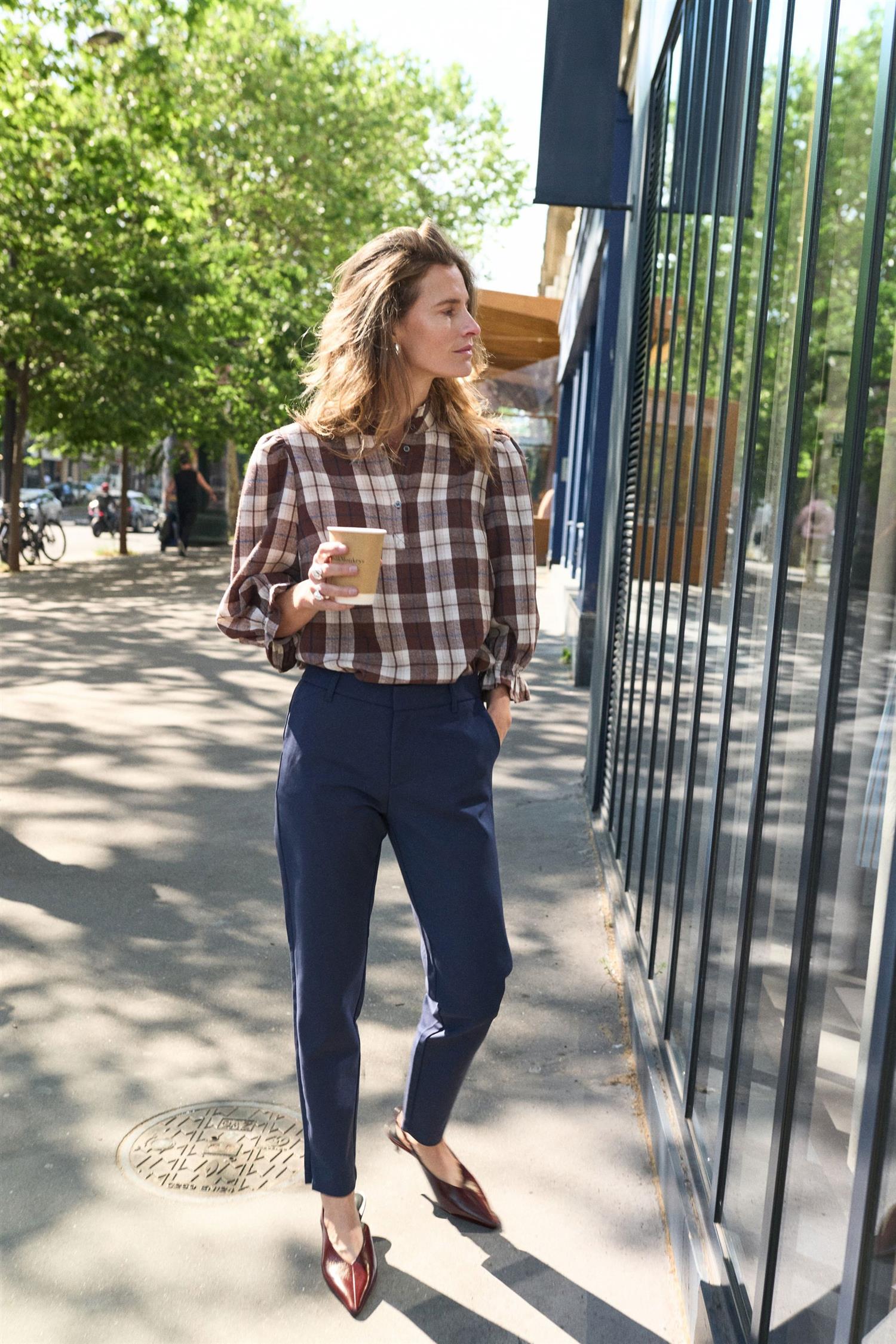 Pzdeva Blouse Brun