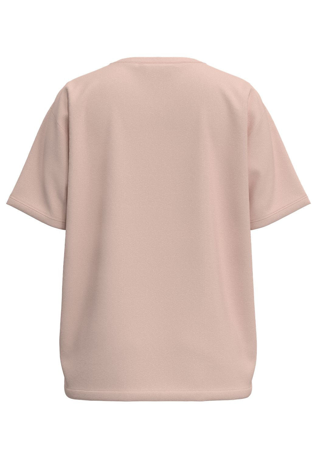 Slwada Ss Linen Blend Tee Noos Rosa