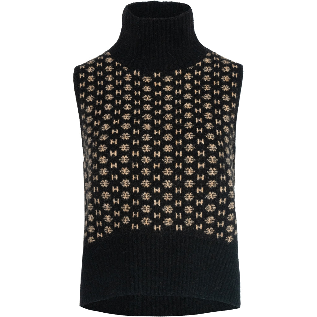 Logo vest Svart