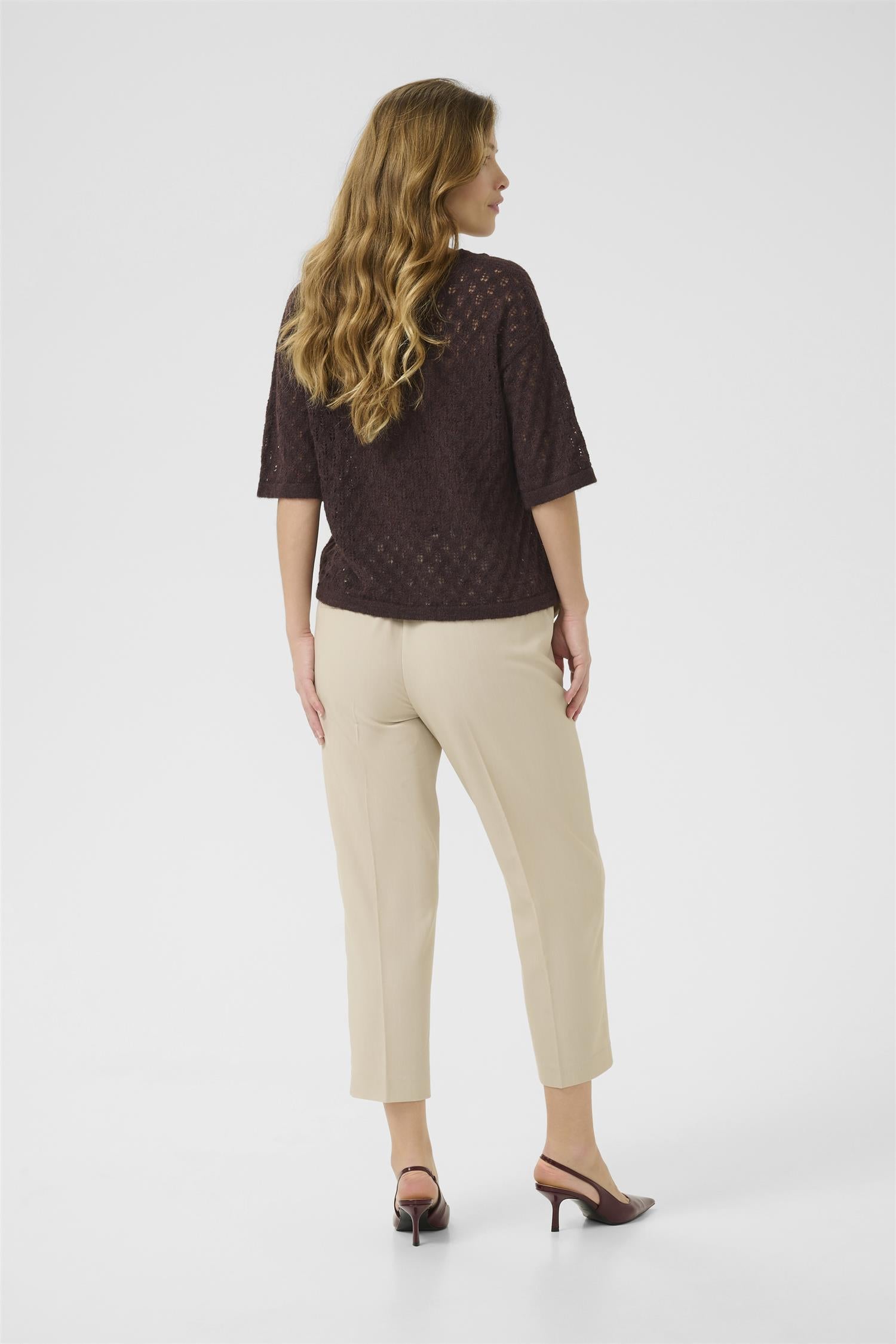 Kalourine V-Neck Pullover Fudge Melange