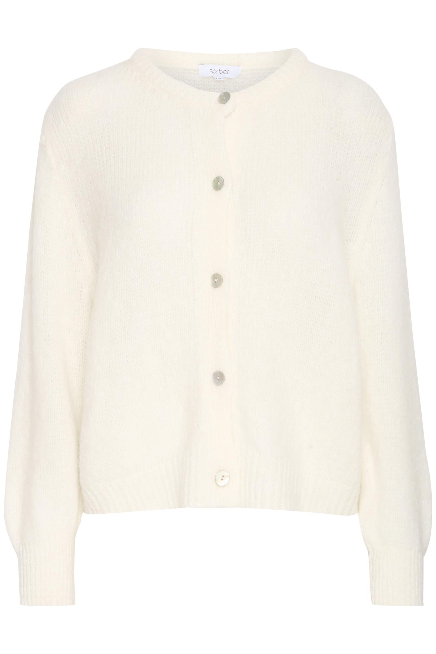 SBGULVIG KNIT CARDIGAN Hvit