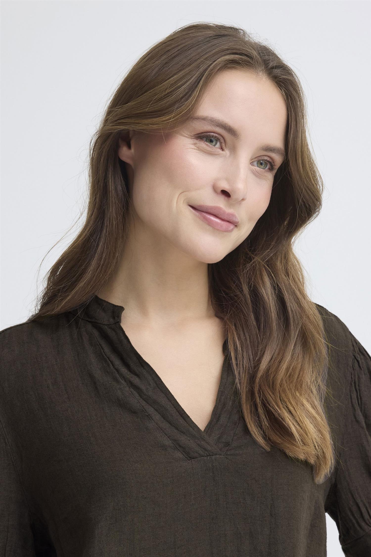 Sbfontanelle Ss 2 Blouse Brun