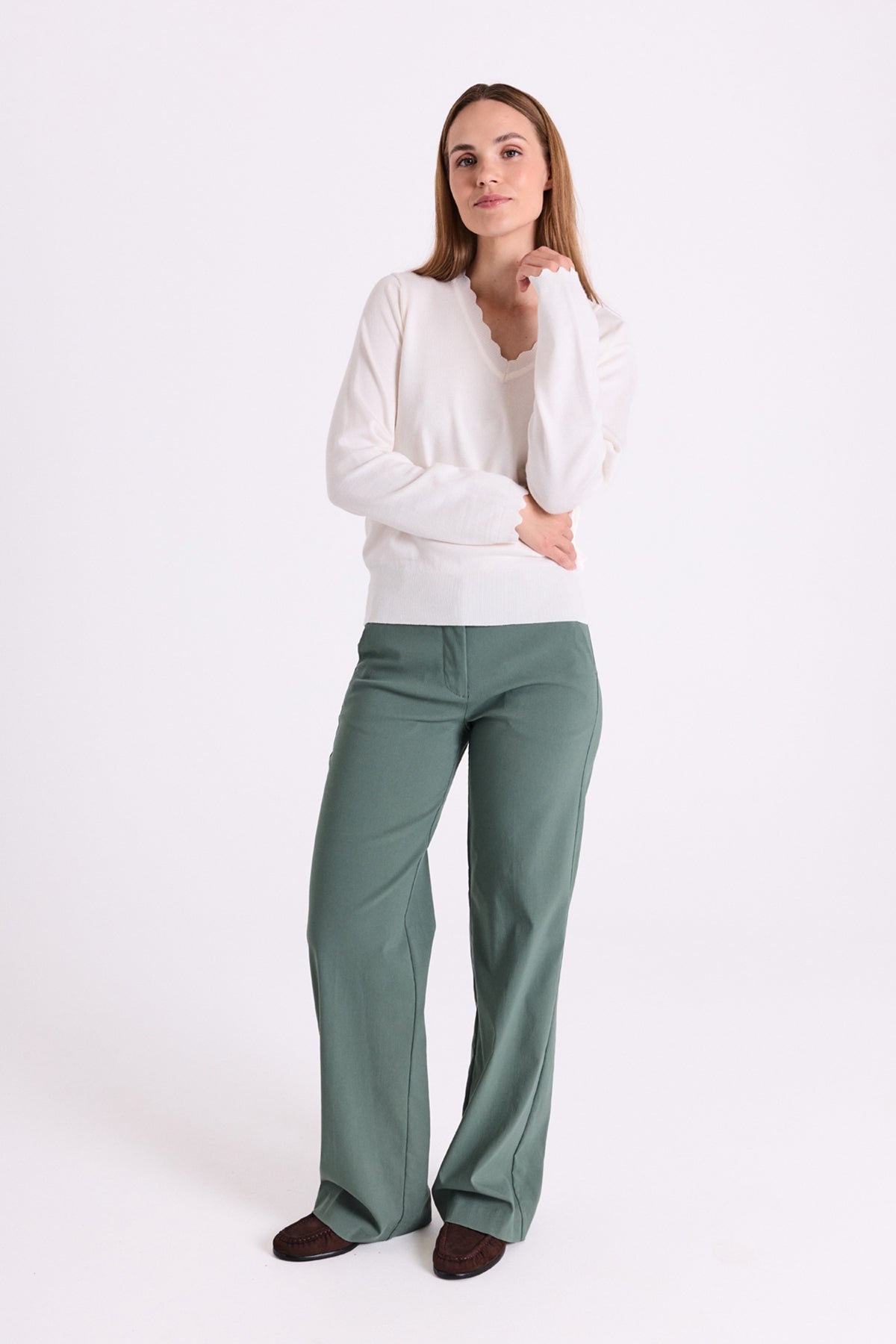 FQSOLVEJ-PANTS Grønn