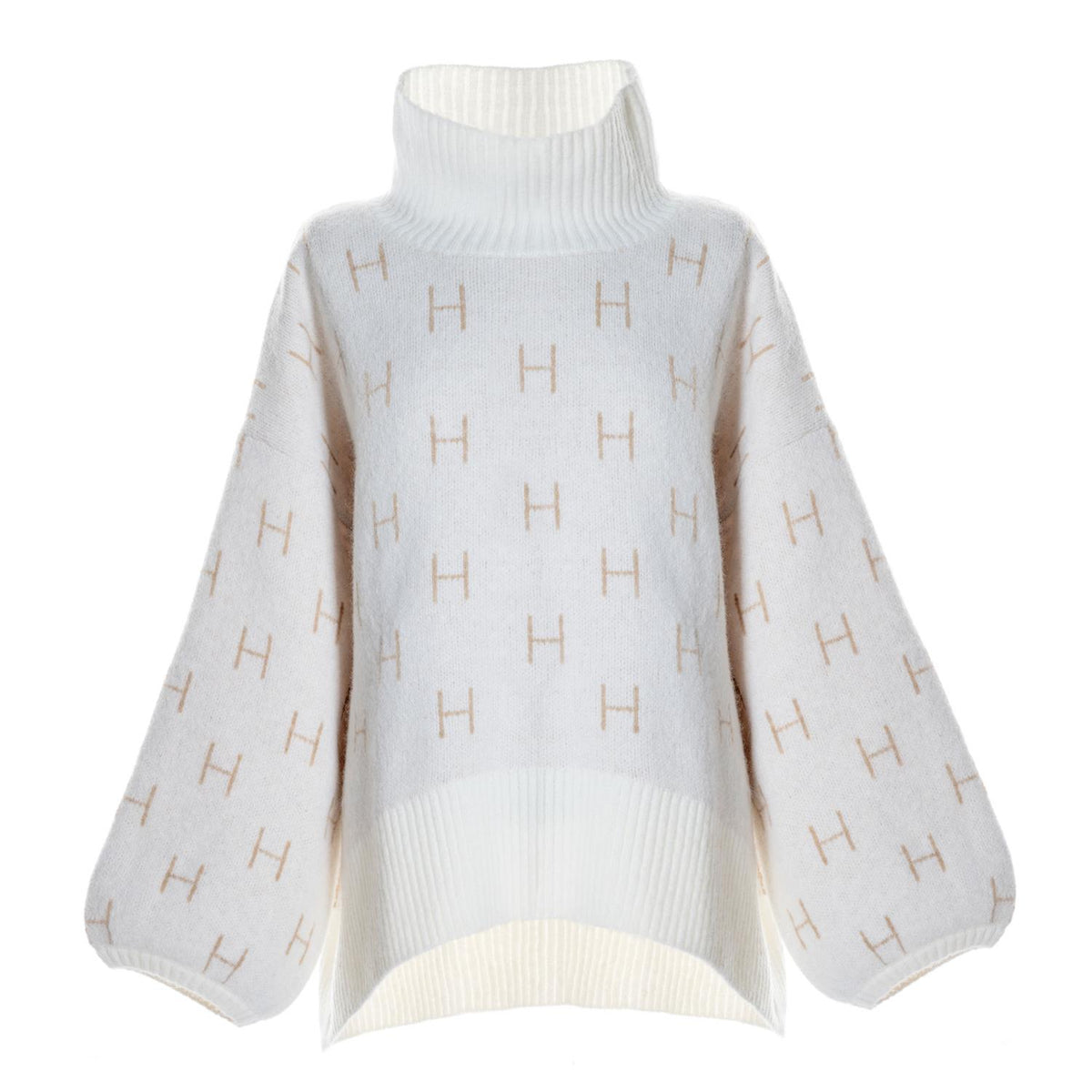 Fam Sweater Short Hvit