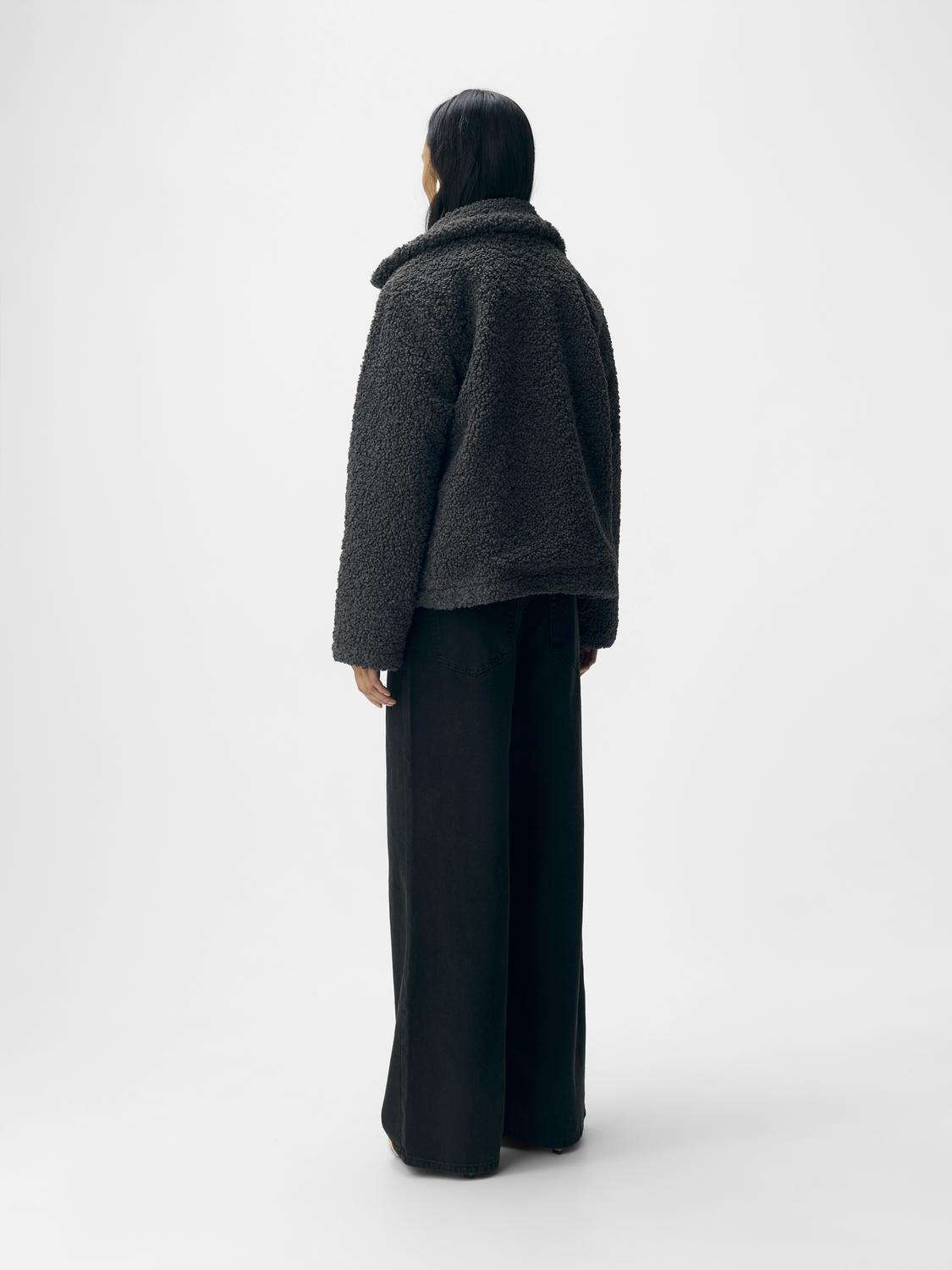 Objfreya Re L/s Jacket Noos Mørkegrå