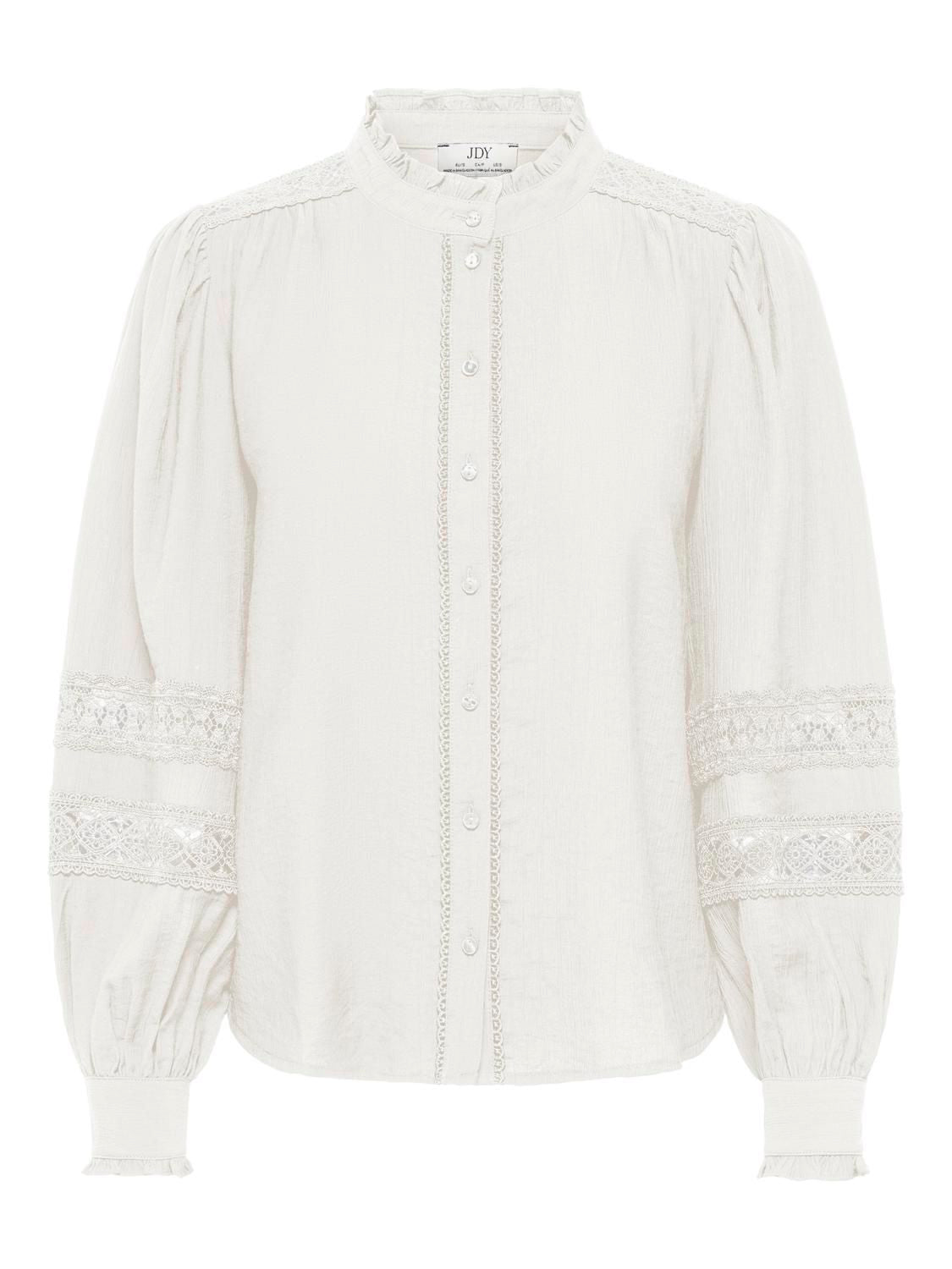 Jdykaro L/s Shirt Wvn Hvit
