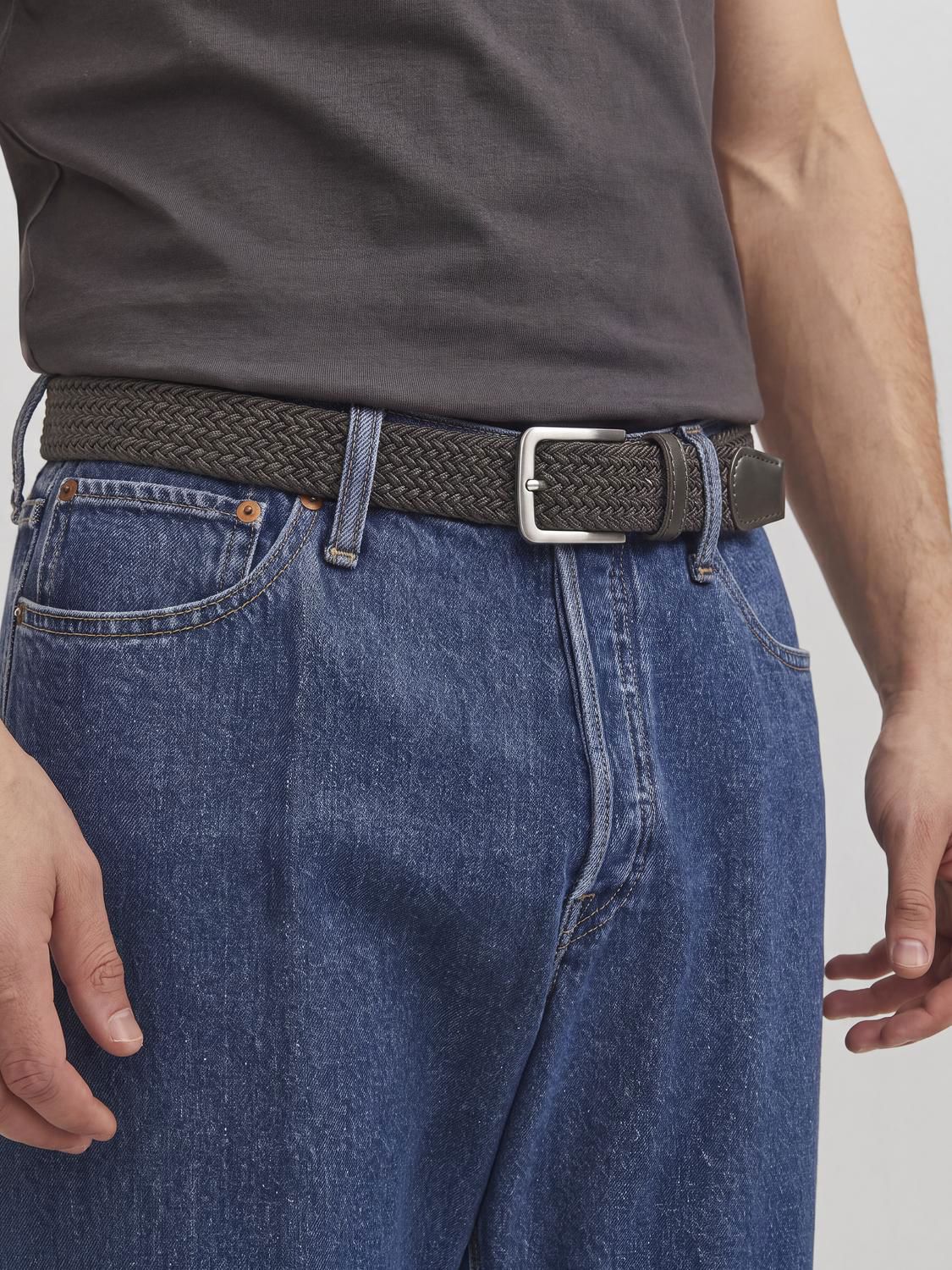 Jacspring Woven Belt Noos Brun