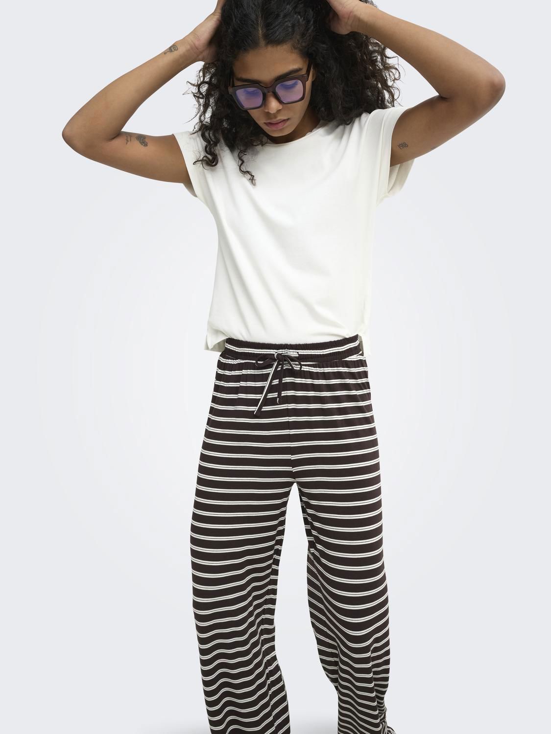 Onlnina Long Aop Pants Jrs Brun