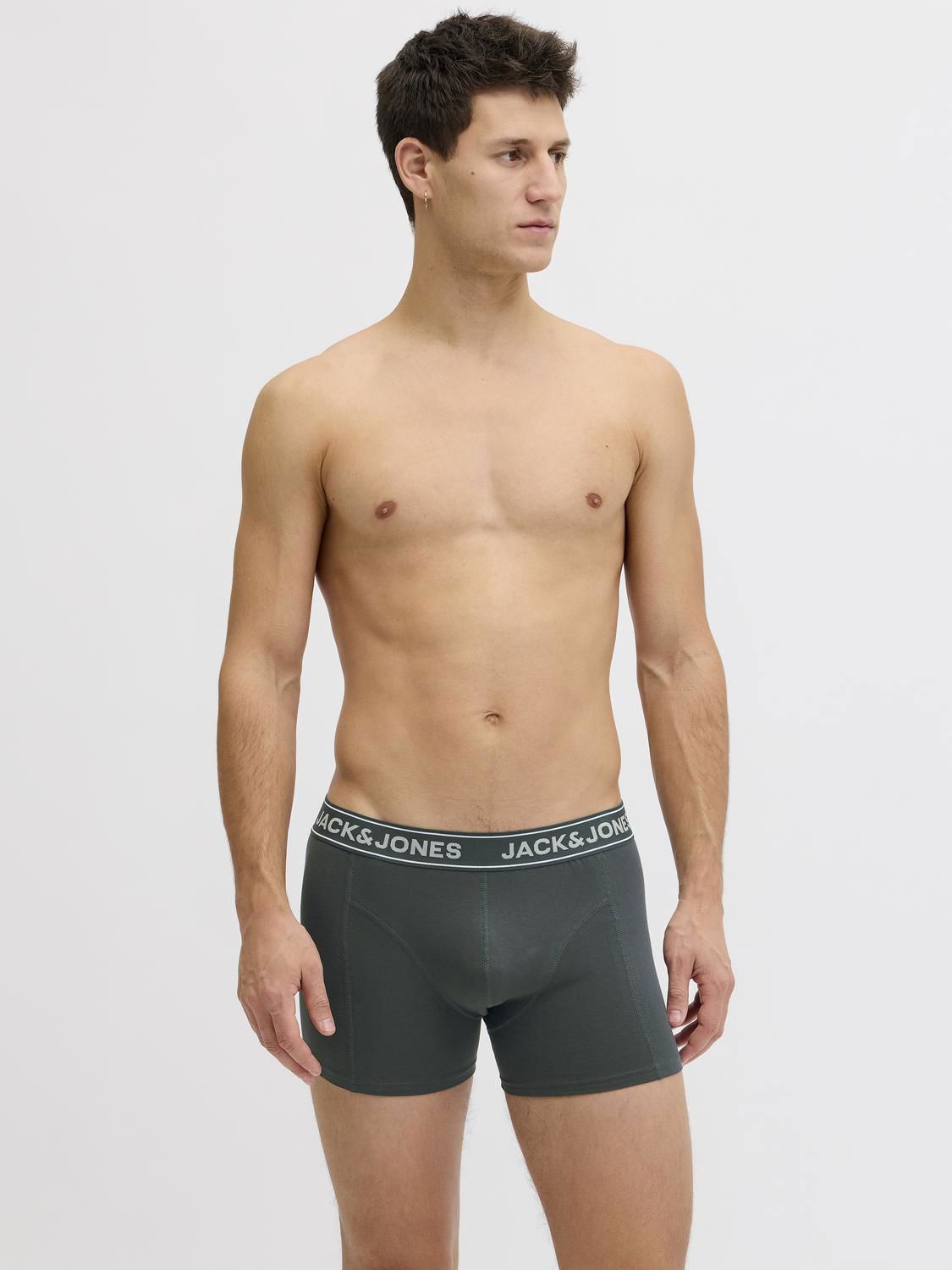 Jacblack Friday Trunks 3 Pack Grå