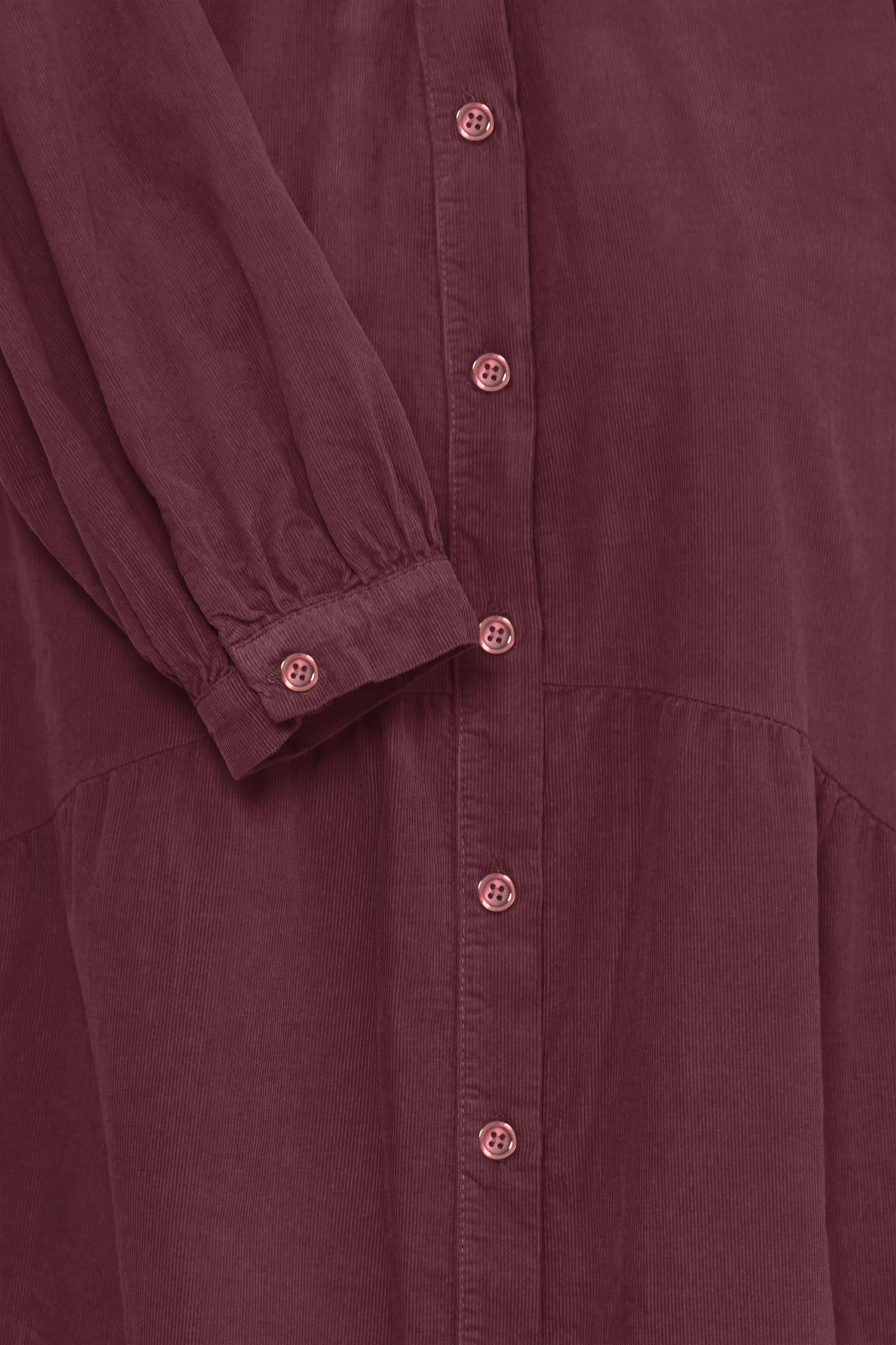 Sbladycord Dress Cabernet