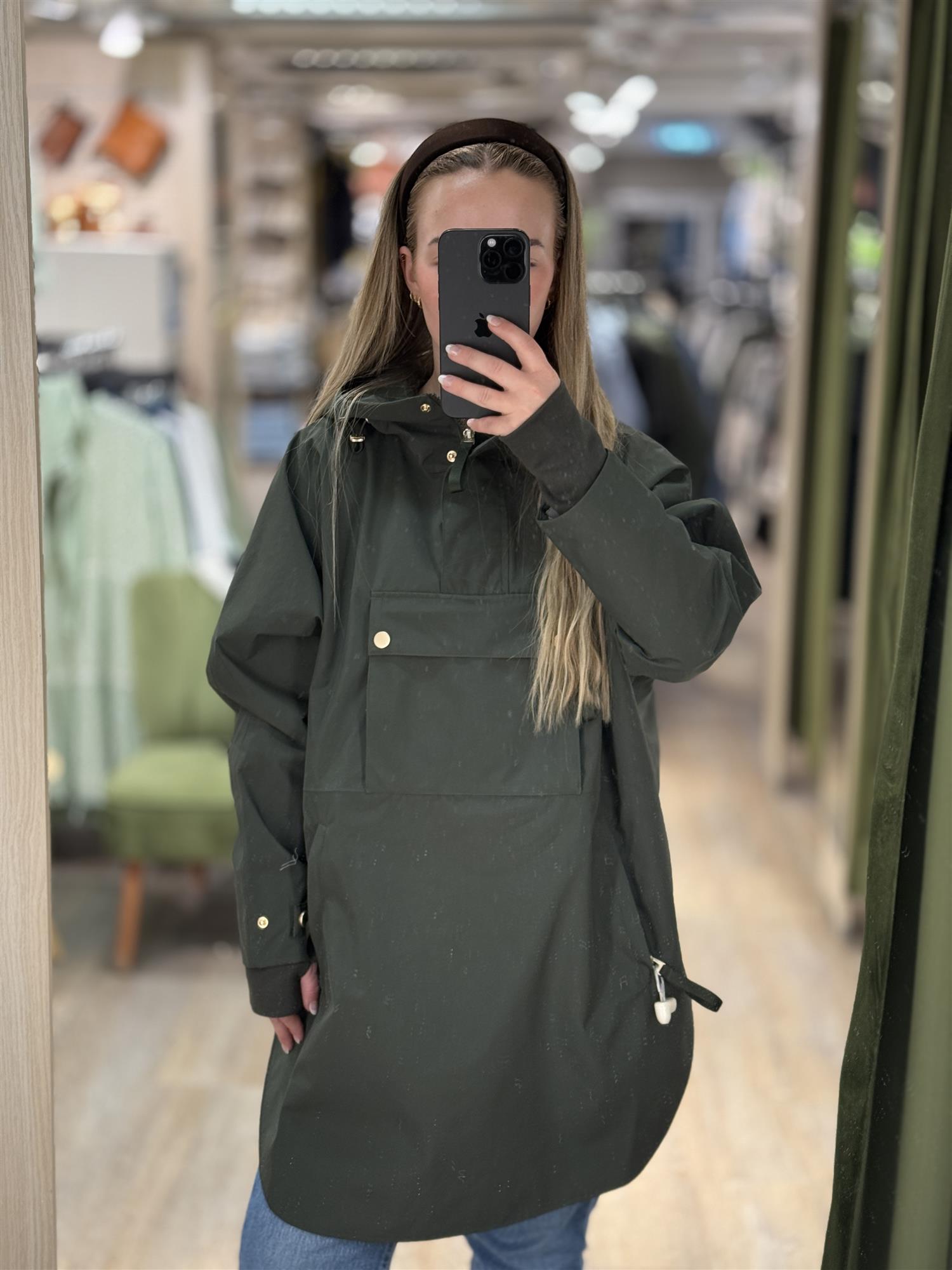 Marielle Poncho Grønn