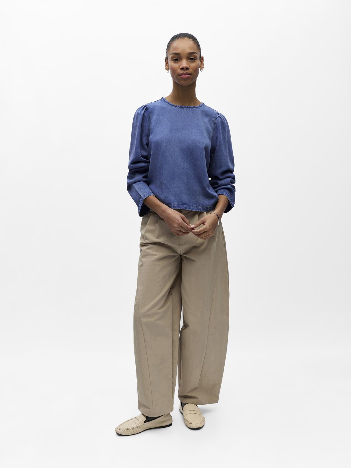 Objframe Re L/s Top Div Blå