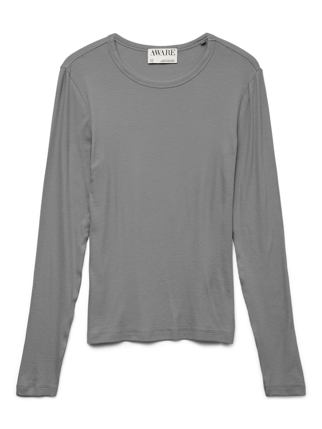 AWIRWINA LS O-NECK TOP NOOS Grå