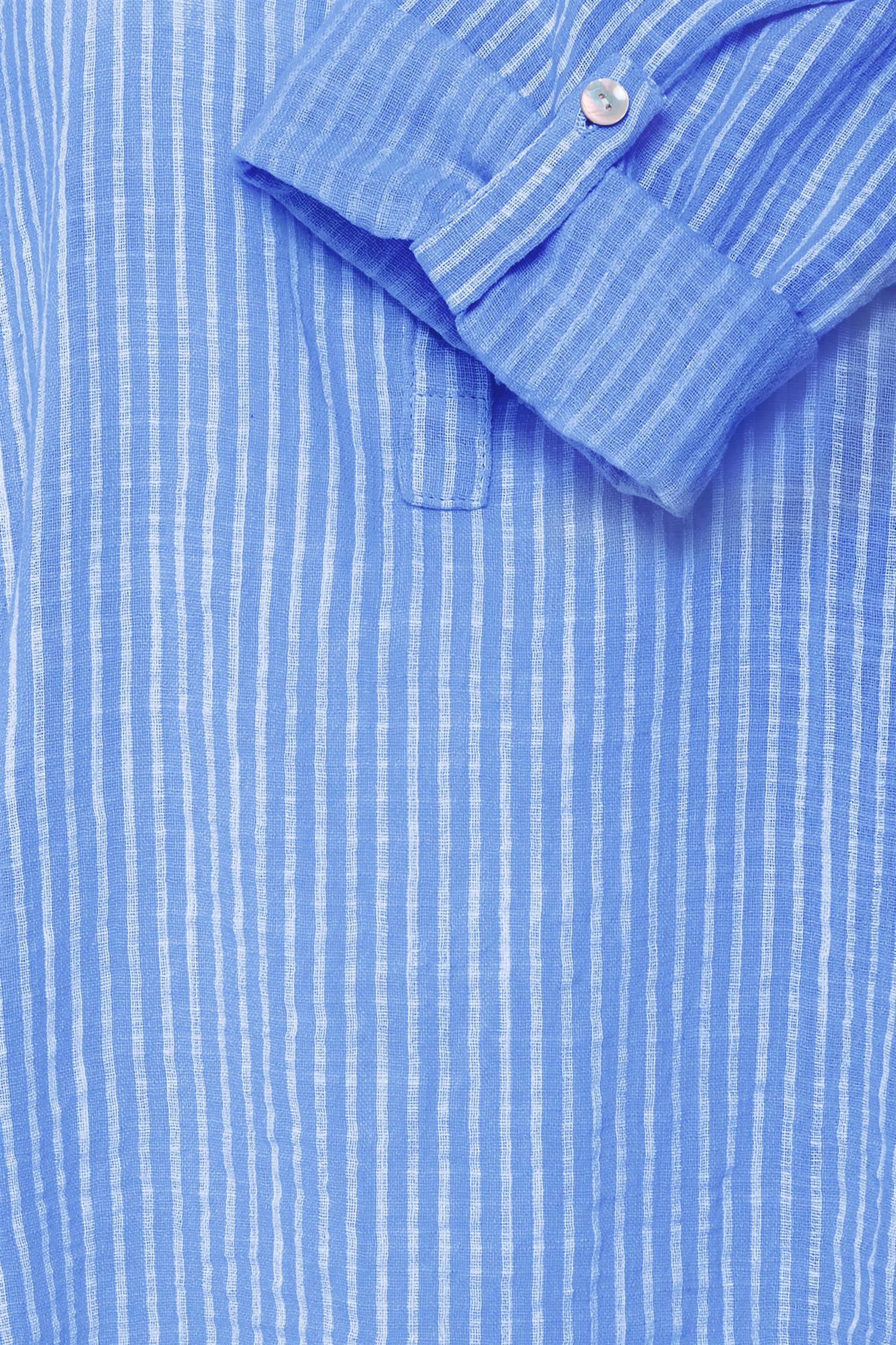 Sbxalexa Stripe Blouse Blå