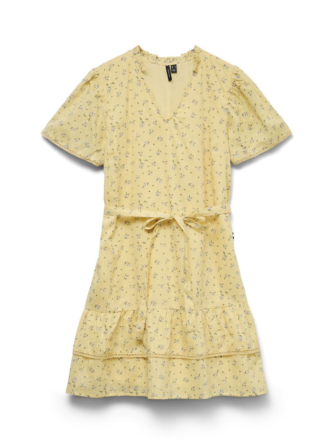 Vmtrine Ss Short Lace Dress Wvn Noos Gul