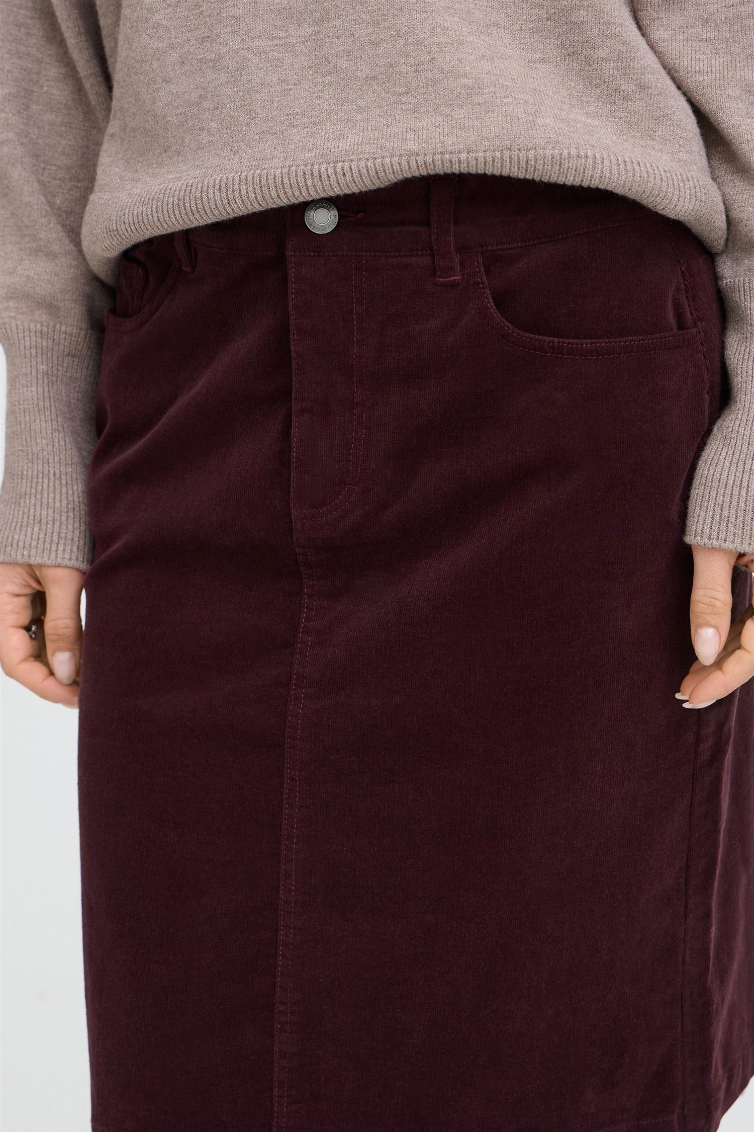 Pzsally Skirt Burgunder