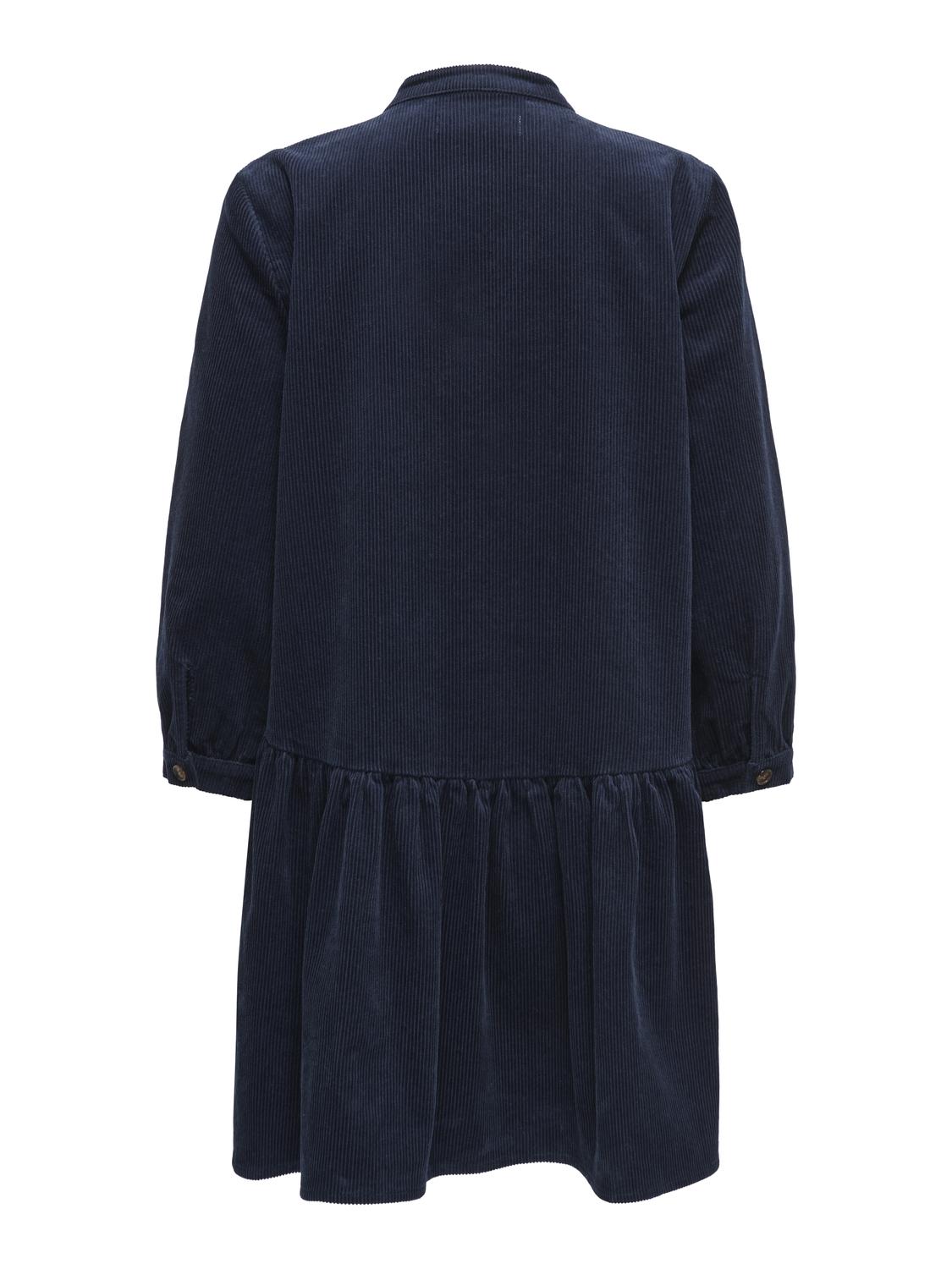 Jdyshiraz L/s Dress Wvn Dia Mørkeblå