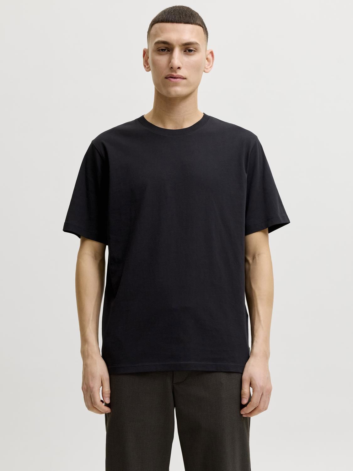 Jororganic Basic Tee Ss O-Neck Noos Sort