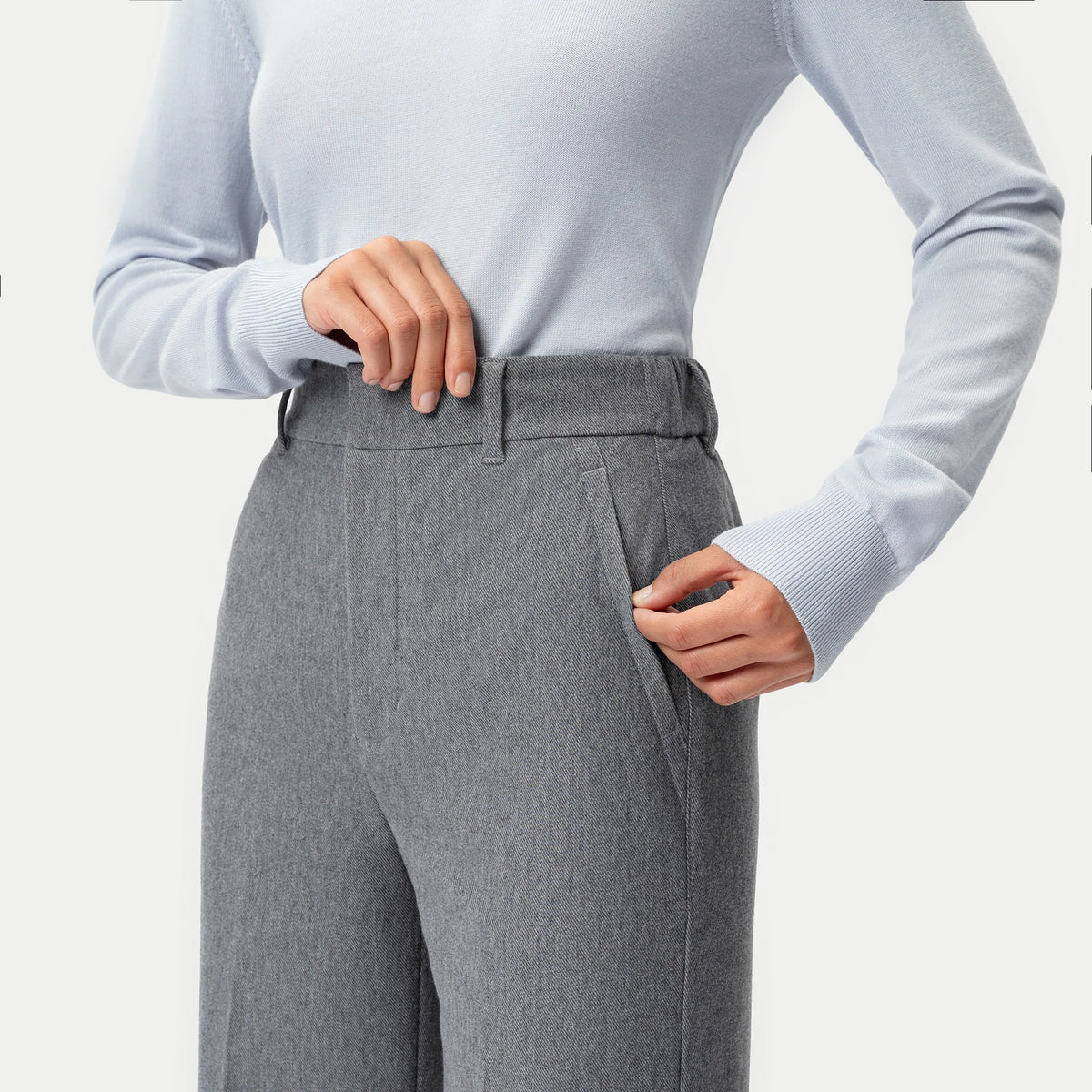 Flannel Daily Pant Grå