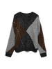 Vmbliss Ls V-Neck Handstitch Pullover Ga Svart
