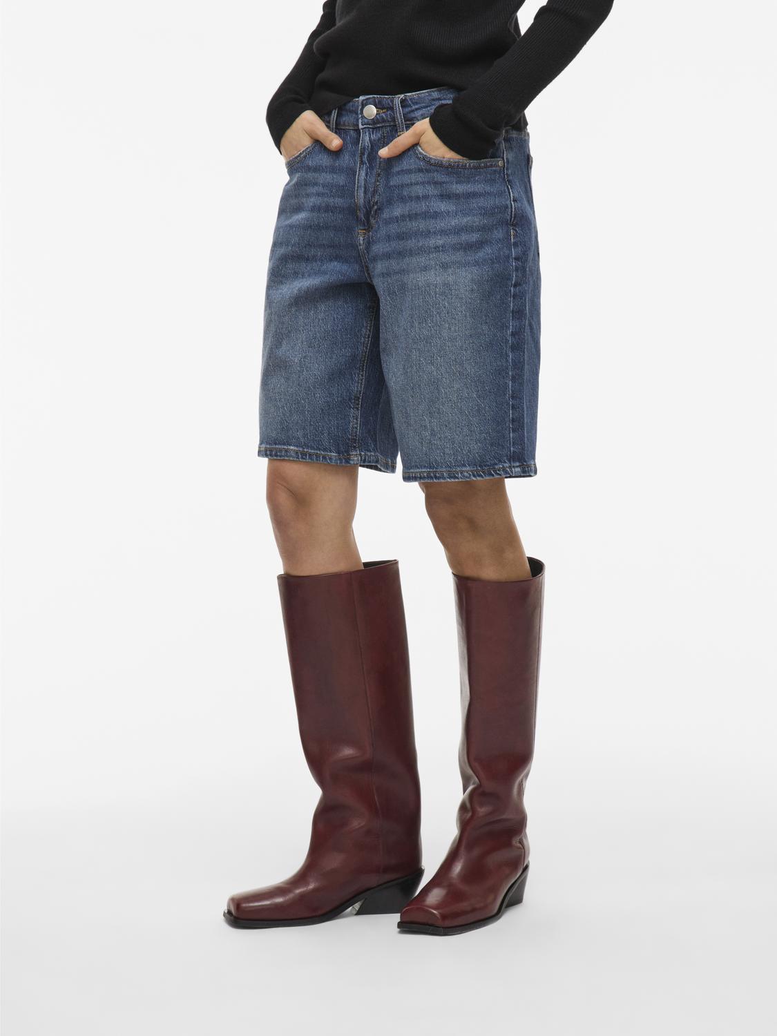 VIJAF RW BERMUDA SHORTS MBD/BFS Mellomblå