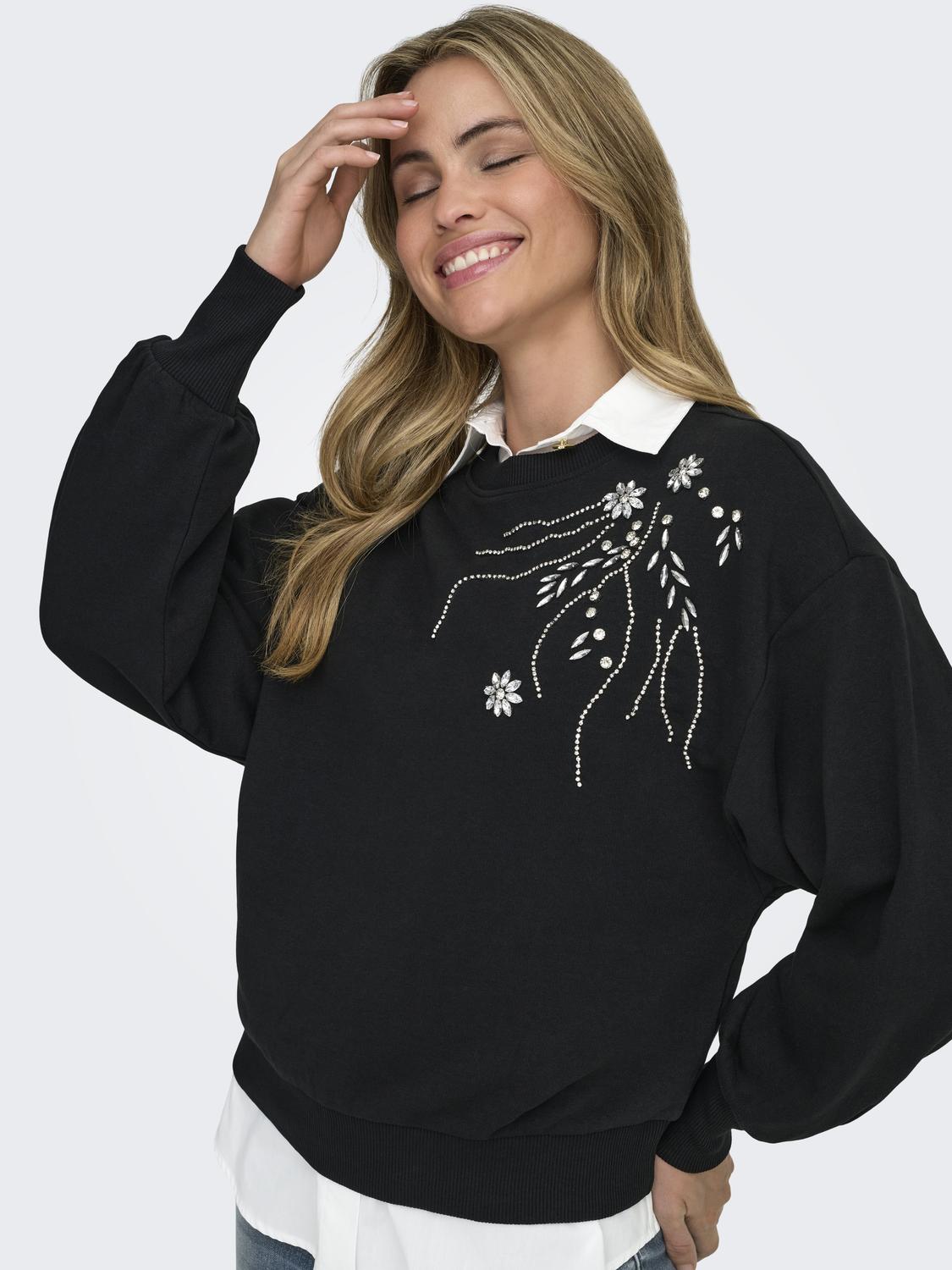 Onlsable Nina Ls Shirt Wvn Hvit