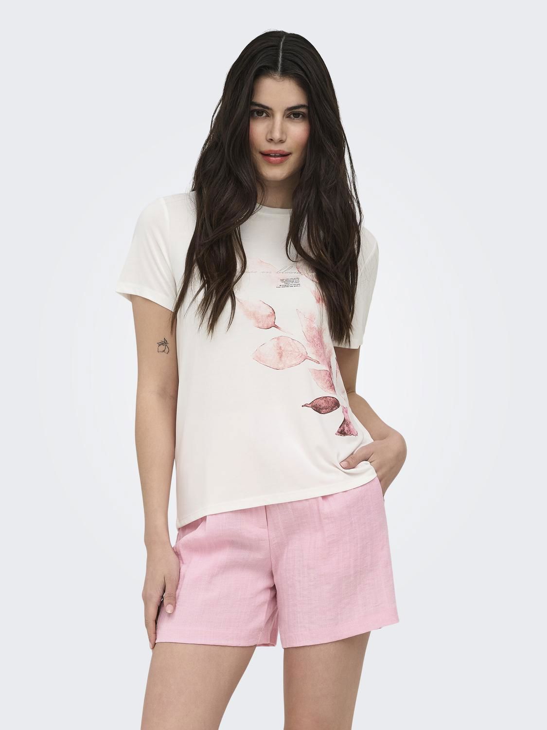 Onlfree Modal S/s Atelier Top Jrs Hvit