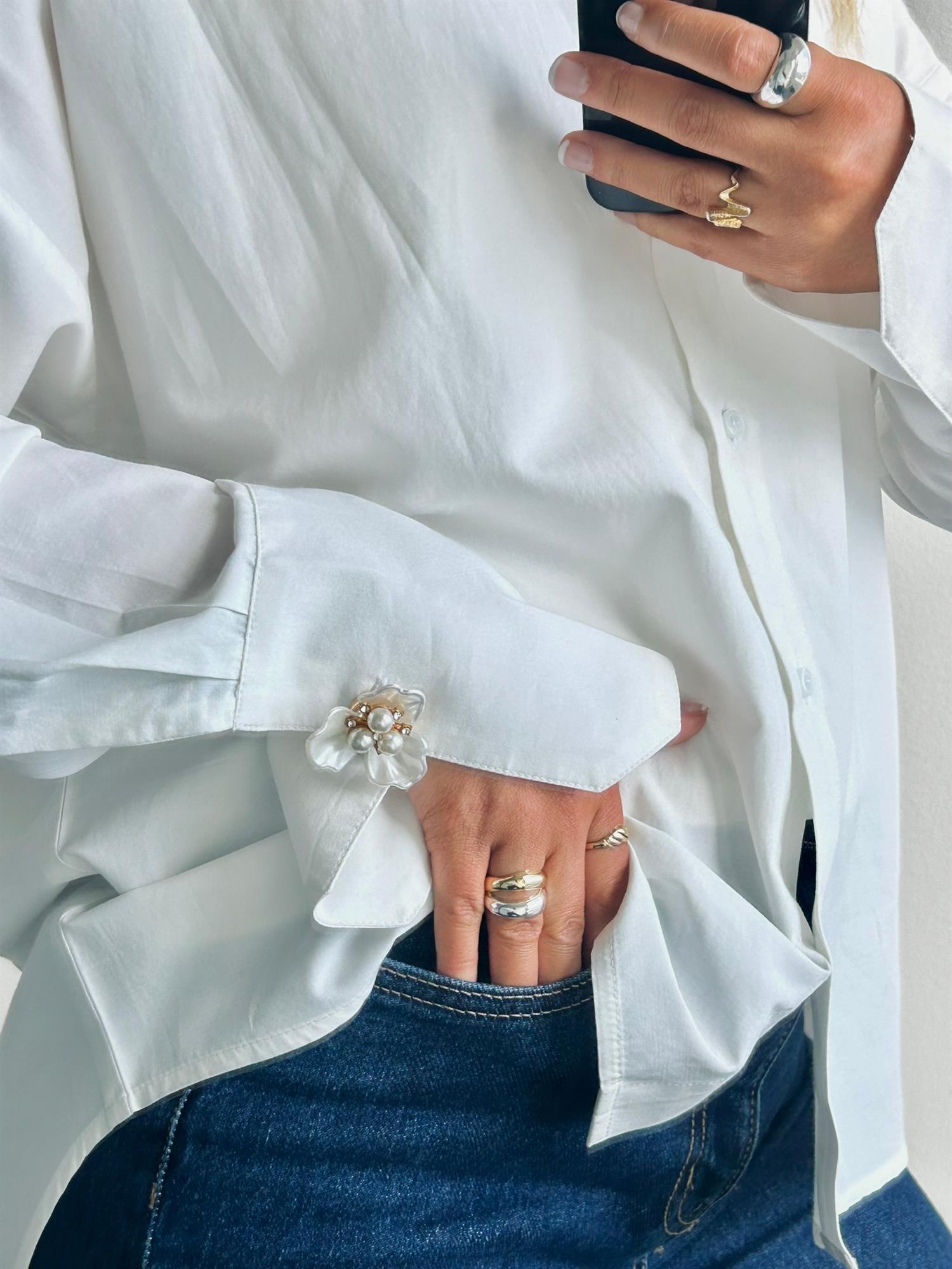 VMPENNY BUTTON COVERS 2-PACK Gull