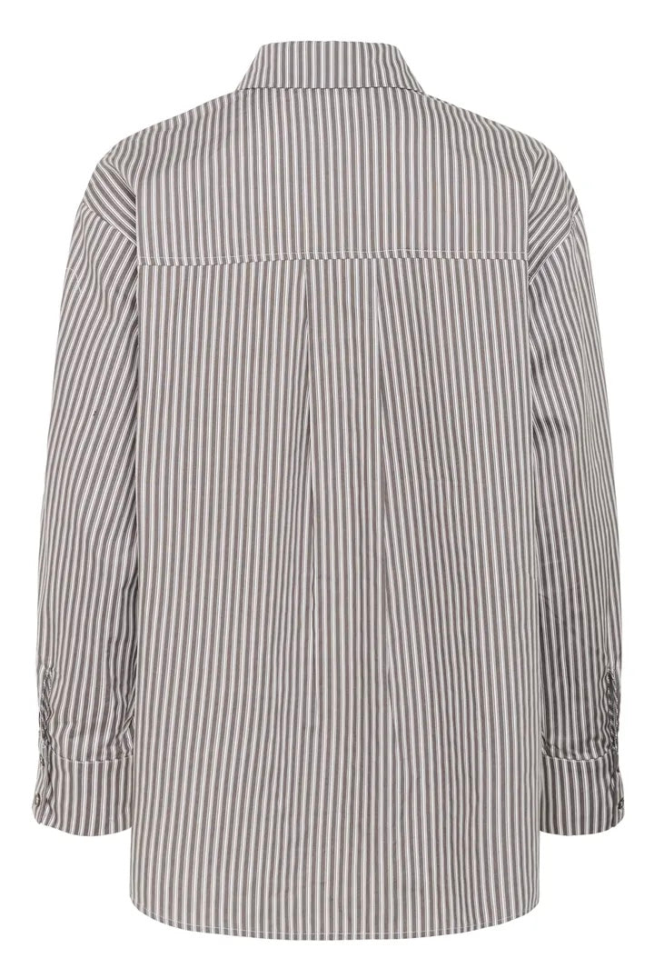 Kamarianne Shirt Grey/White Stripe