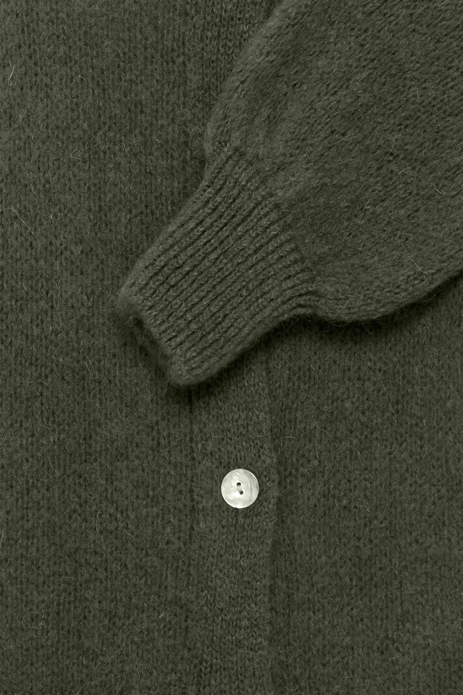 Sbgulvig Knit Cardigan Dusty Olive