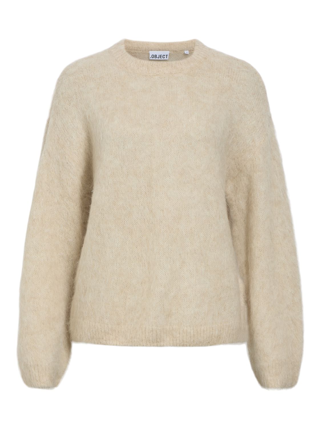 Objharry L/s Lo Knit Pullover Noos Grå