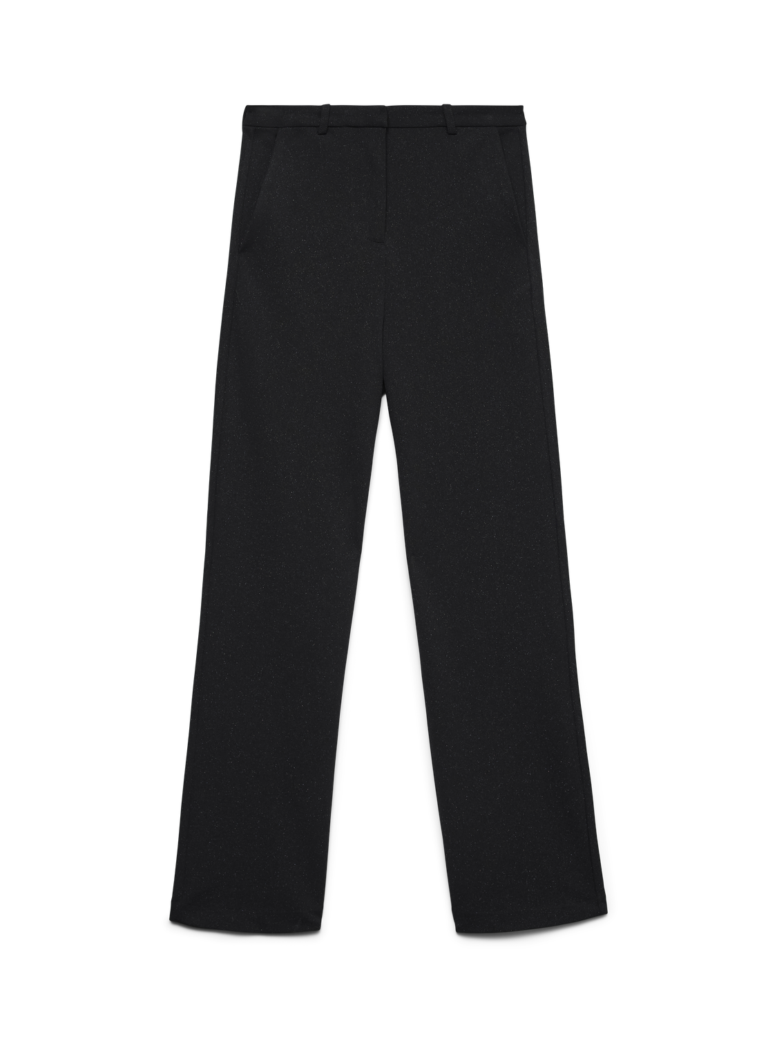 Vmzamira Mw Straight Glitter Pant Noos Svart