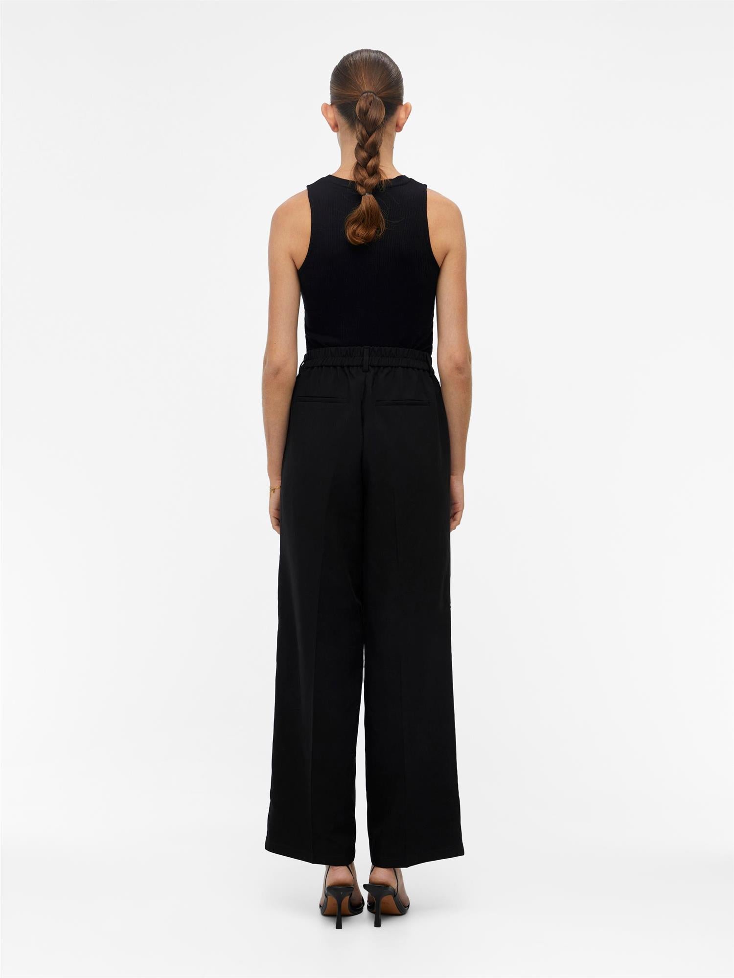 OBJSIGRID CASUAL PANT A AW FAIR 22 Sort