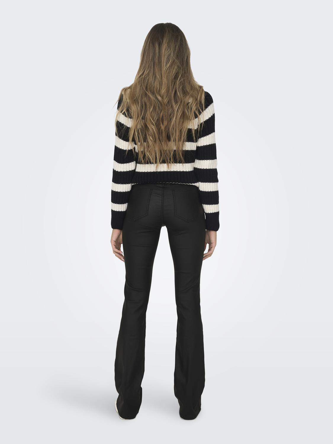 Onlblush Mid Flared Coated Pnt Noos Sort